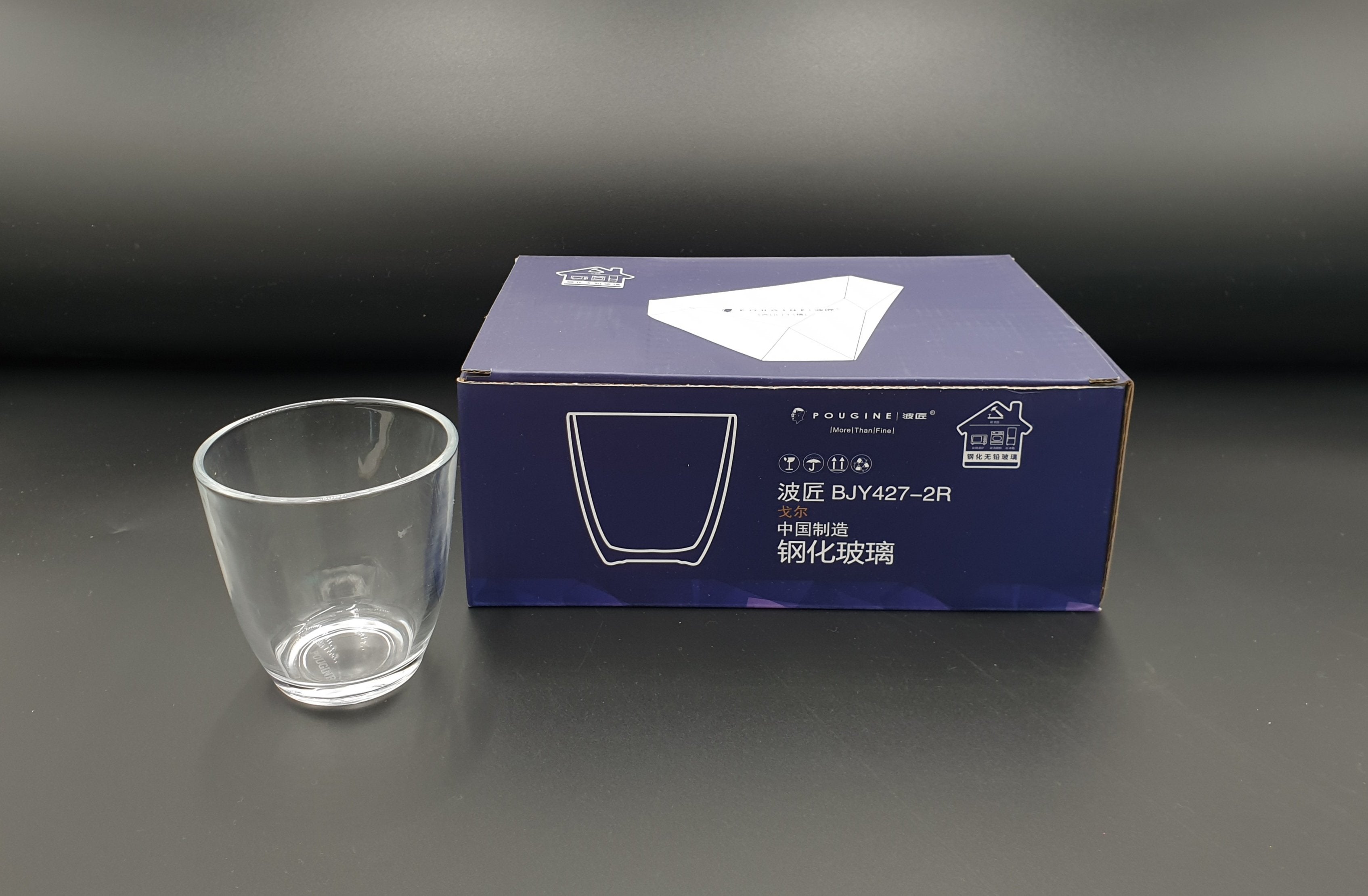 6-Pack 3.25x3 Inch Clear Water Glasses - Perfect for Dining, Parties, and Everyday Use