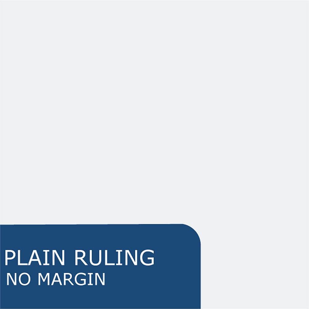 Roaring Spring Signature Composition Notebooks - 80 Sheets Unruled Blank Premium 20# White Paper, Oversized 10.25