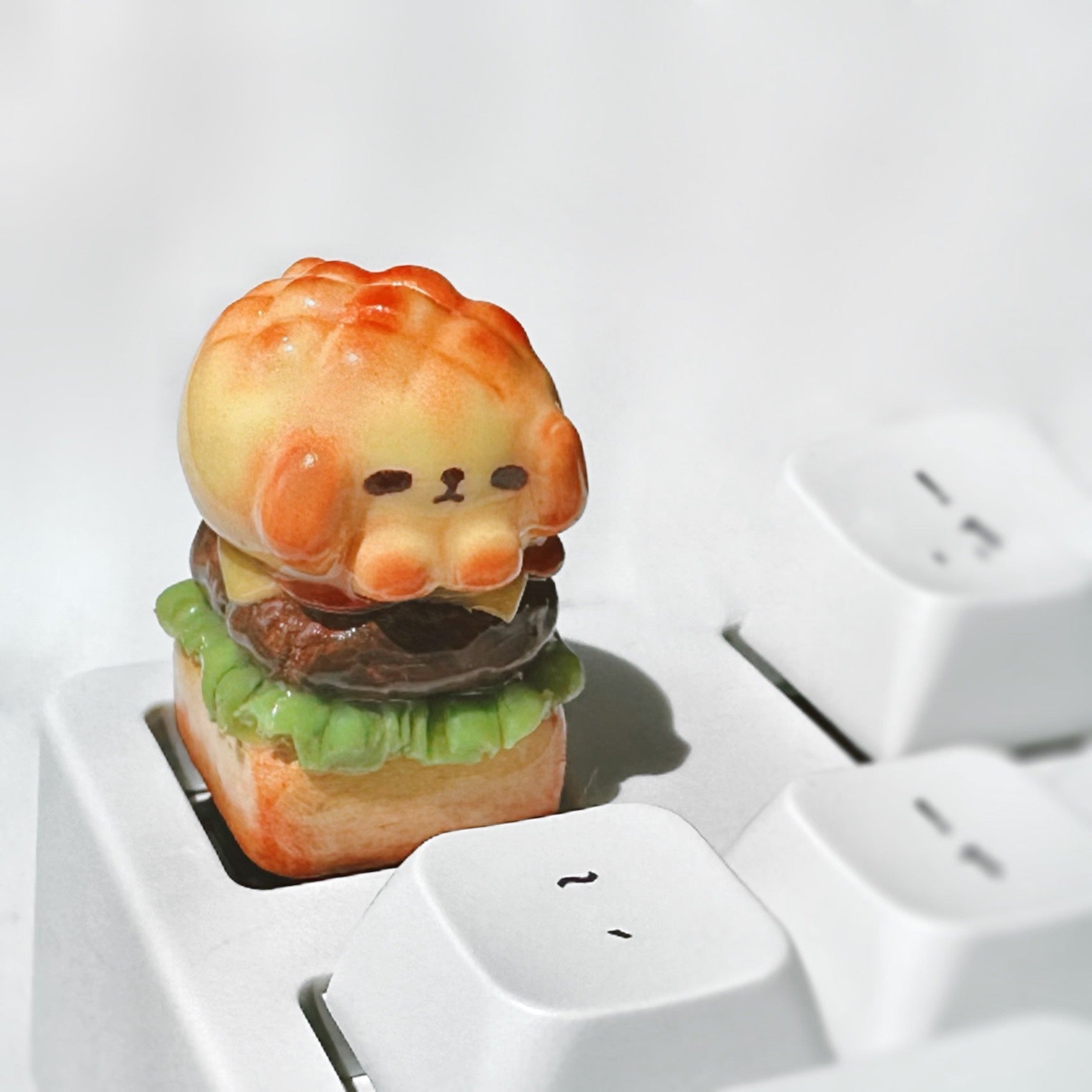 Handmade Resin Clay Keycaps - Custom Stone Plastic Clay Artisan Keycaps for Mechanical Keyboards | Personalized Keyboard Decor & Gaming Accessories | Perfect for Typing Enthusiasts & PC Gamers