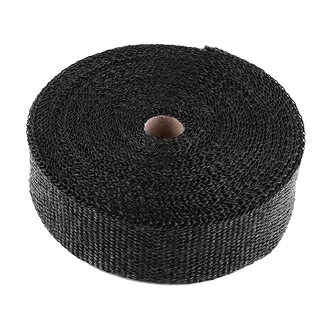 2-In-1 50FT Exhaust Heat Wrap - High-Temperature Fiberglass Insulation for Manifold & Header Pipes - Perfect for Automotive, Motorcycle & Racing Performance Upgrades