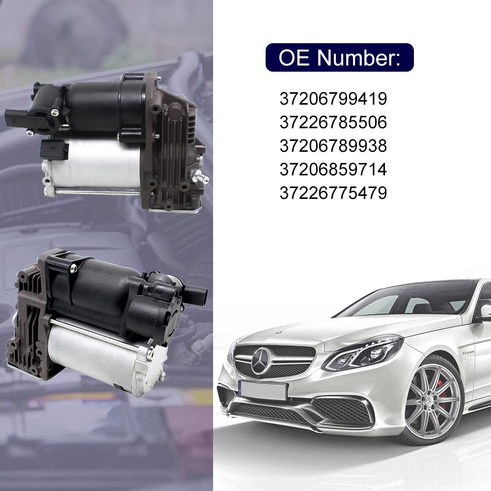 BMW X5 E70 X6 E71 E72 Air Suspension Compressor Pump Replacement (2007-2013) - OEM 37206859714 37206799419 37226775479 - Perfect for Smooth Ride & Off-Road Adventures