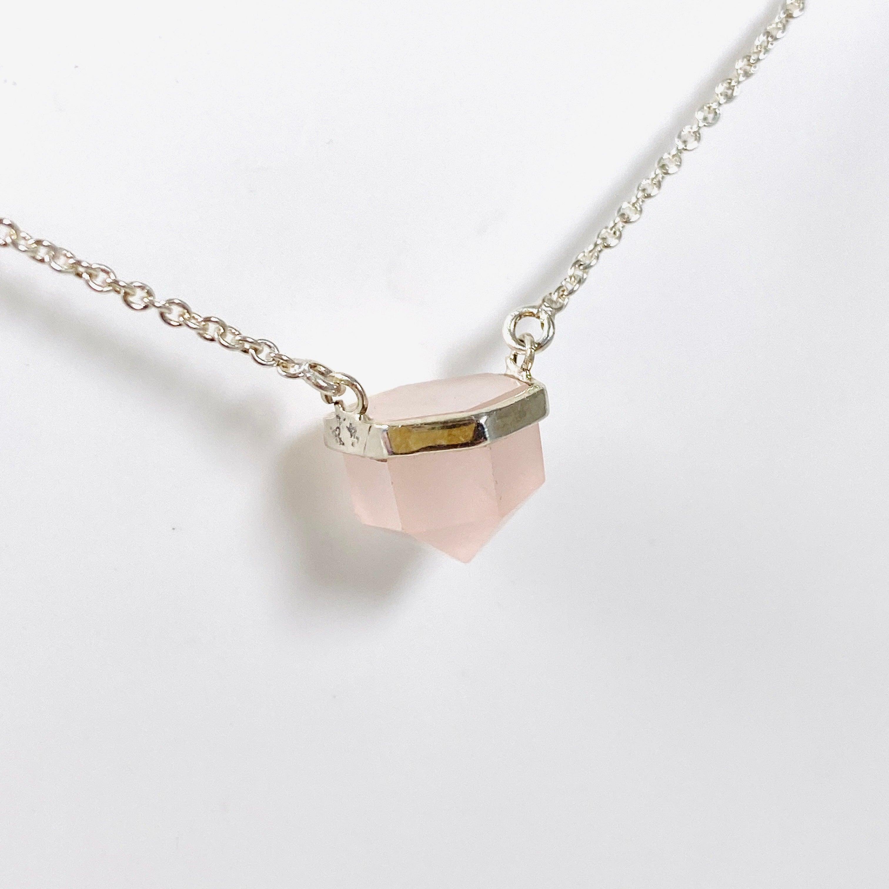 Gemstone Point Necklace NK145 - Elegant Crystal Pendant Jewelry for Women, Perfect for Parties, Weddings & Special Occasions