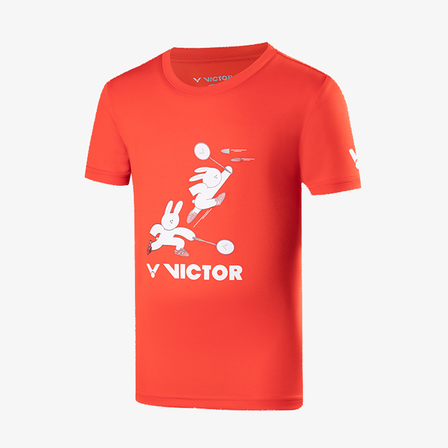 Victor Junior T-Shirt T 32029 D - Red Cotton Boys Tee for Casual Wear & Everyday Outfits