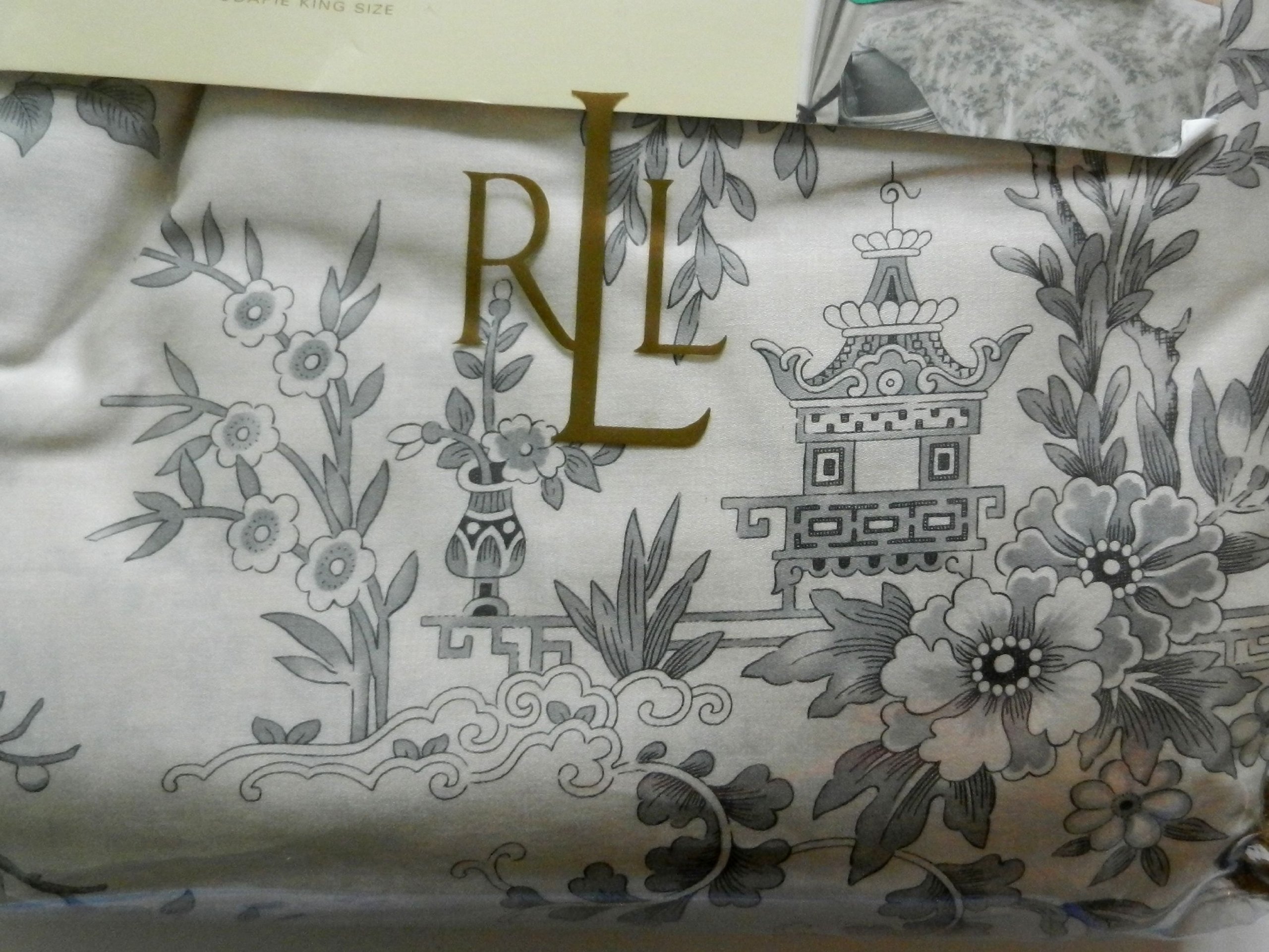 Lauren Ralph Lauren Authentic 100% Cotton King Size Bed Skirt - Saint Honore Collection (NWT) | Luxury Bedroom Decor for Elegant Home Styling