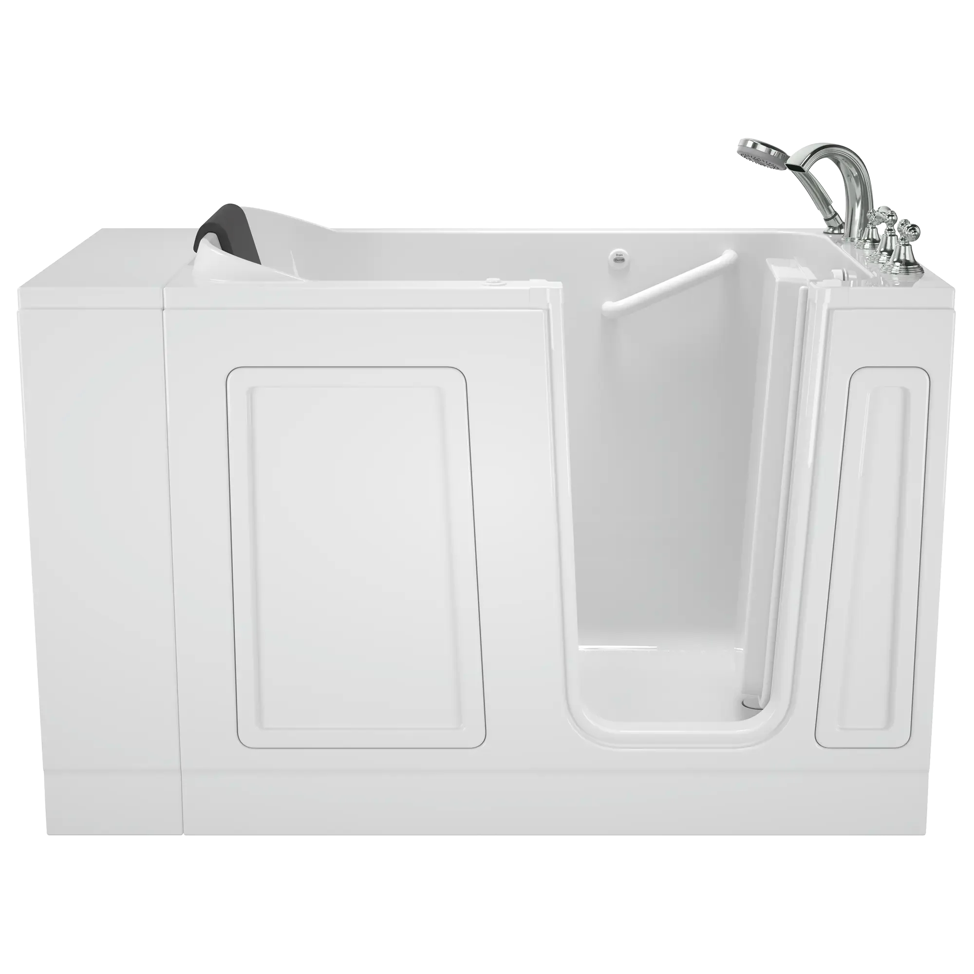 30 x 51 Inch Acrylic Walk-in Bathtub with Whirlpool Jets - Right Hand Drain & Faucet - Luxury Accessible Tub for Elderly & Mobility Needs - Perfect for Spa Relaxation & Hydrotherapy at Home