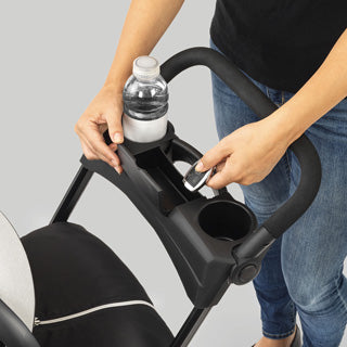 Chicco KeyFit Caddy Frame Stroller - Lightweight Infant Car Seat Carrier for Baby Travel | Perfect for Shopping, Airports & Daily Errands