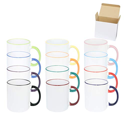 12 Mixed Colors Rim and Handle