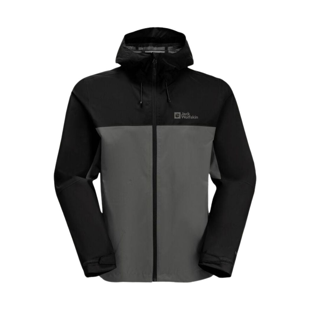 Jack Wolfskin Weiltal 2L Men's Waterproof Rain Jacket - Lightweight Windproof Hiking & Outdoor Gear for Camping, Backpacking & Travel