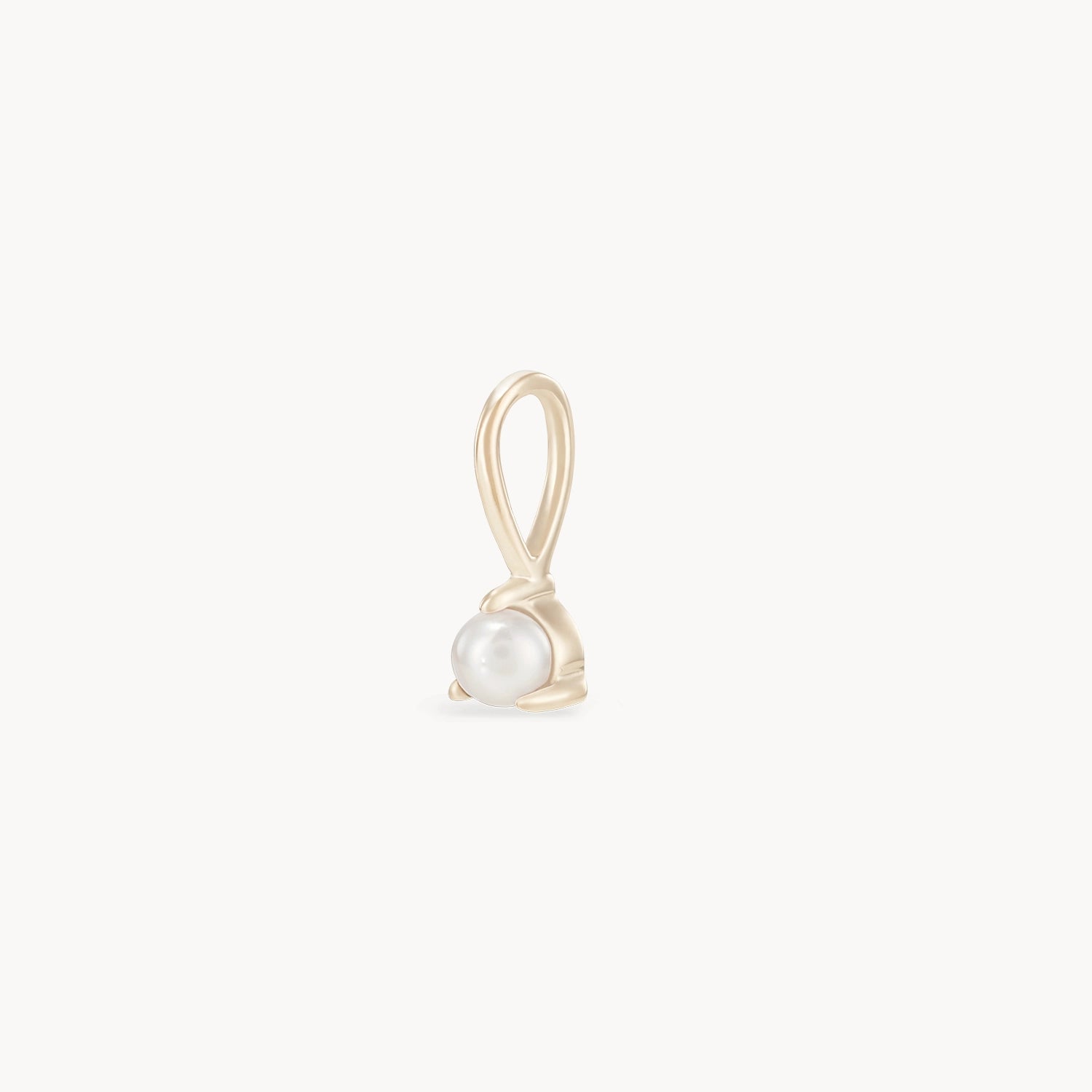 10K Yellow Gold June Birthstone Pearl Charm Necklace - Elegant Jewelry Gift for Women, Perfect for Birthdays, Anniversaries & Special Occasions