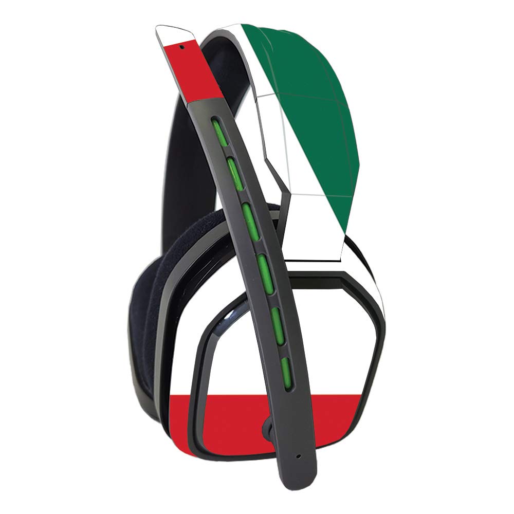 MightySkins Vinyl Decal Wrap Cover for Astro A10 Headset - Mexican Flag Design | Protective, Durable, Customizable Skin | Easy to Apply & Remove | Made in USA | Perfect for Gaming, Streaming & Personalizing Your Headset