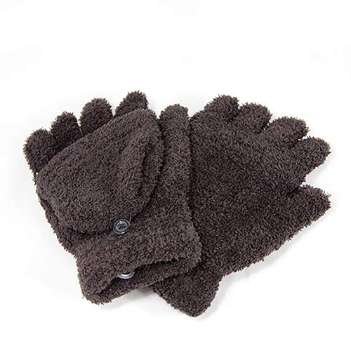Women's Fingerless Fleece Gloves - Soft Winter Wrist Warmers for Typing, Driving & Outdoor Activities