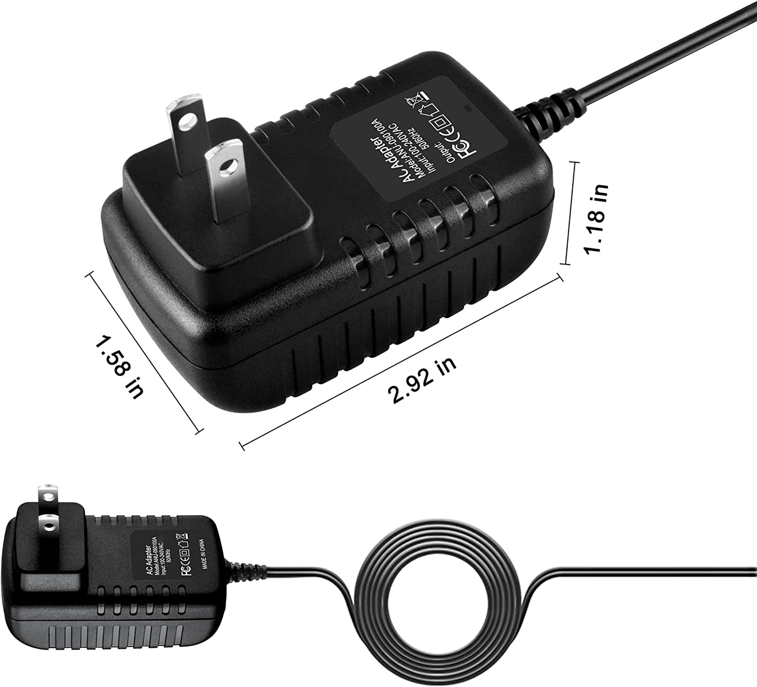 Guy-Tech AC Power Adapter Charger for JDSU Acterna DSAM 3500B/3600B/6000B XT Meter - Replacement Charging Cord for Fiber Optic Testing Equipment (Home & Office Use)