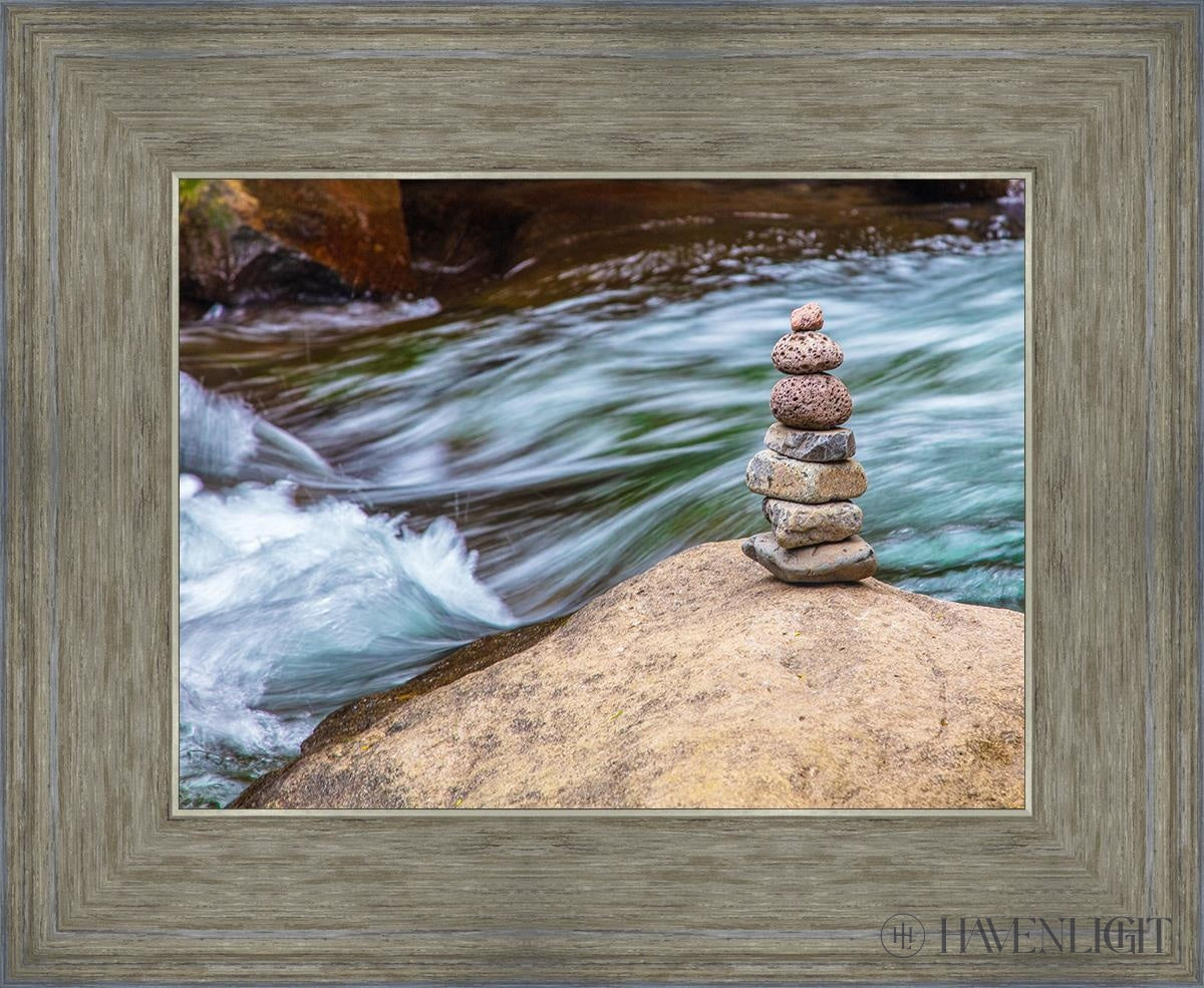 Cairn Meditation Stones - Natural Balancing Stones for Mindfulness, Stress Relief & Yoga - Perfect for Home, Office & Outdoor Meditation Practice