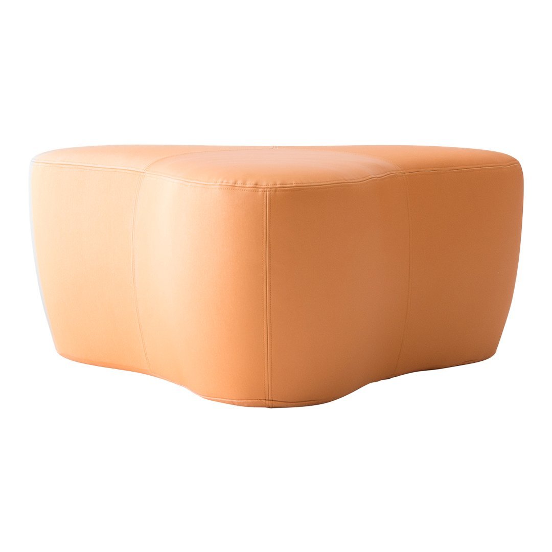 Konno Chat Pouf Ottoman - Soft and Stylish Round Footstool for Living Room, Bedroom, or Office | Perfect for Extra Seating, Footrest, or Decorative Accent