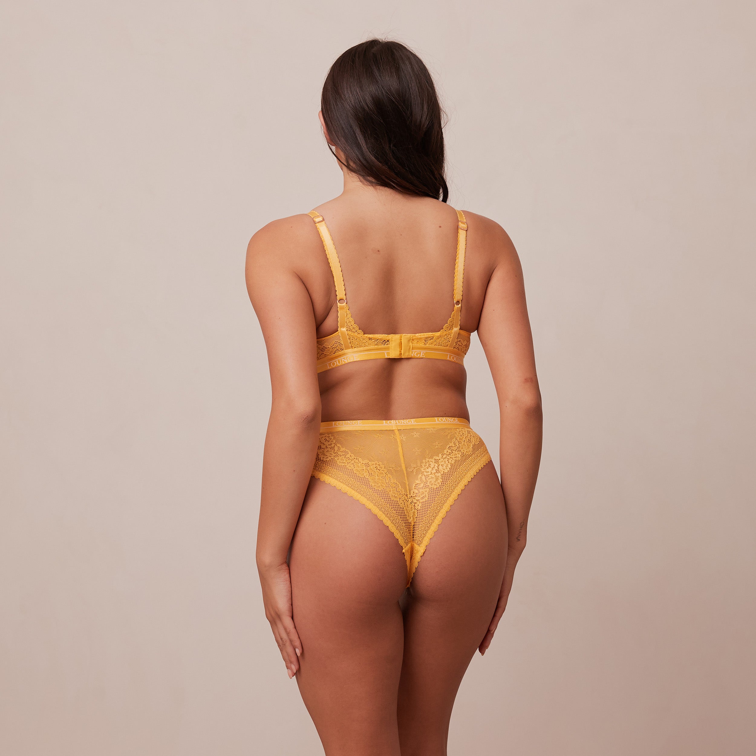Liberty Balcony Bra - Comfortable Wireless Mustard Yellow Bralette for Women | Perfect for Yoga, Lounge & Everyday Wear