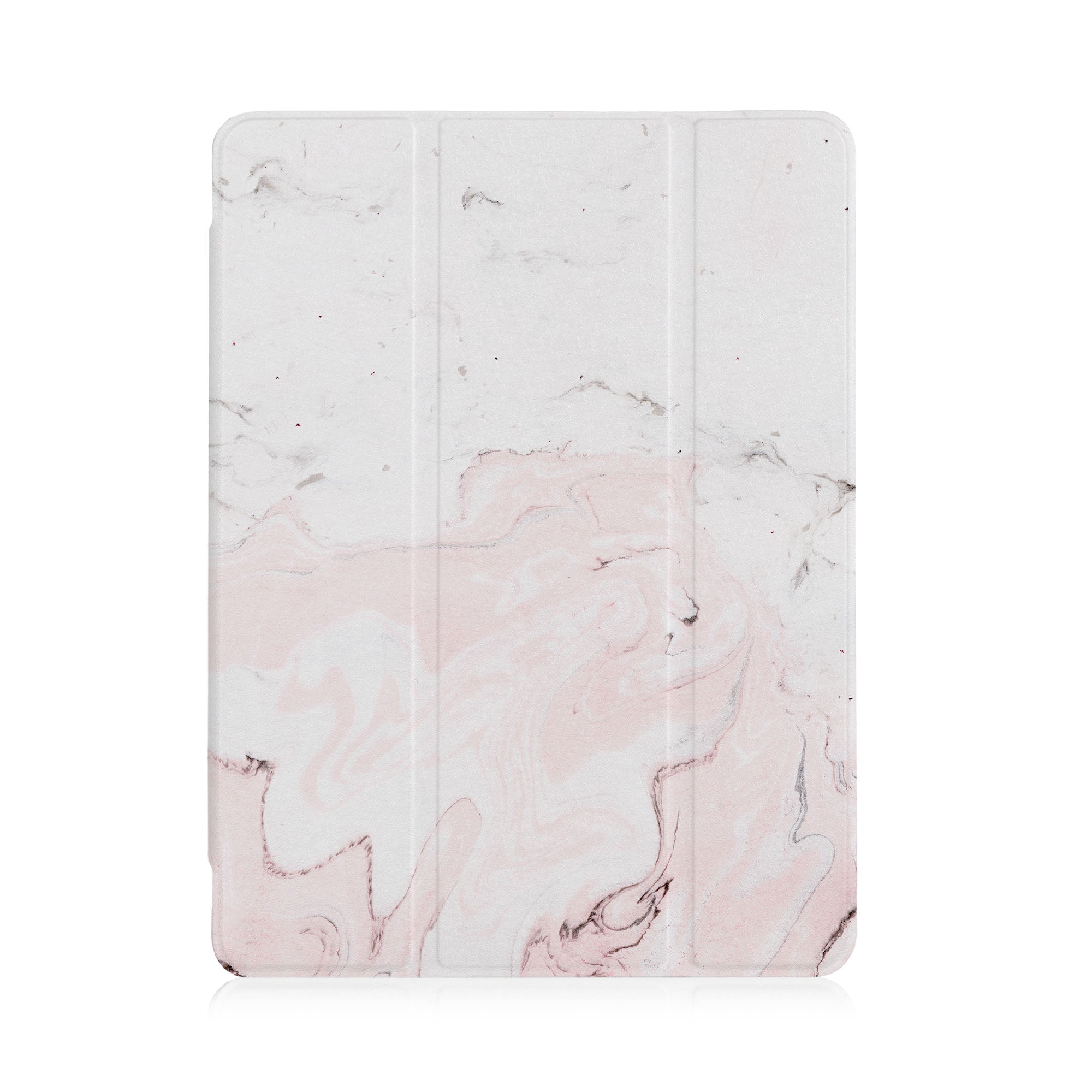Premium Pink Marble iPad See-Through Case - Slim Protective Cover for iPad Air/Pro, Stylish & Durable - Perfect for Work, School & Travel