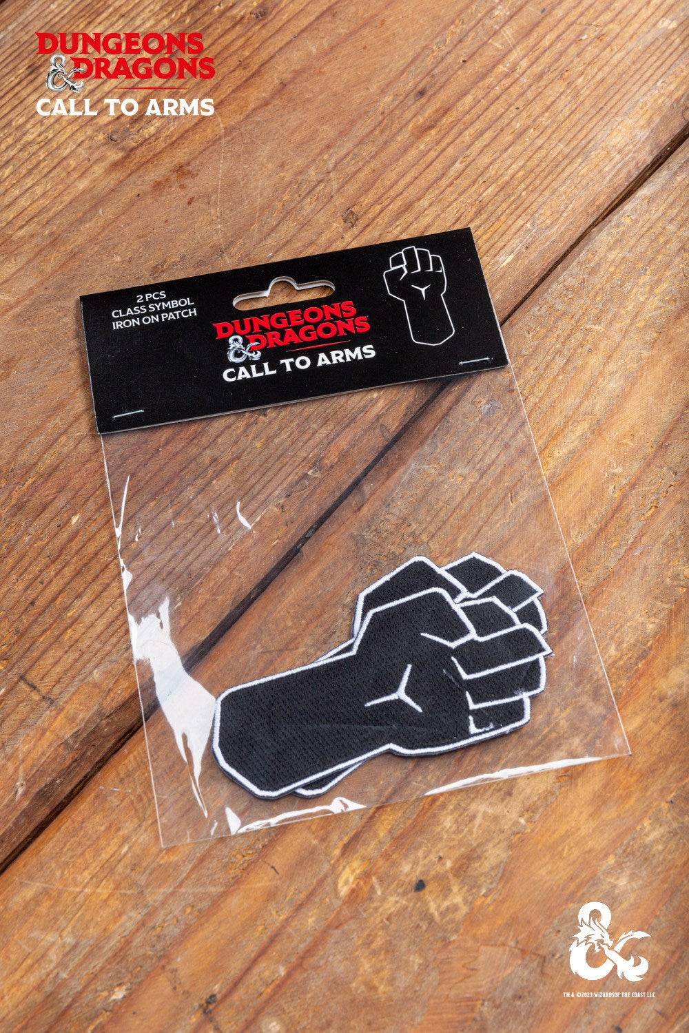Dungeons & Dragons Monk Class Symbol Iron-On Patch Set - Perfect for Cosplay, Costumes & Backpacks
