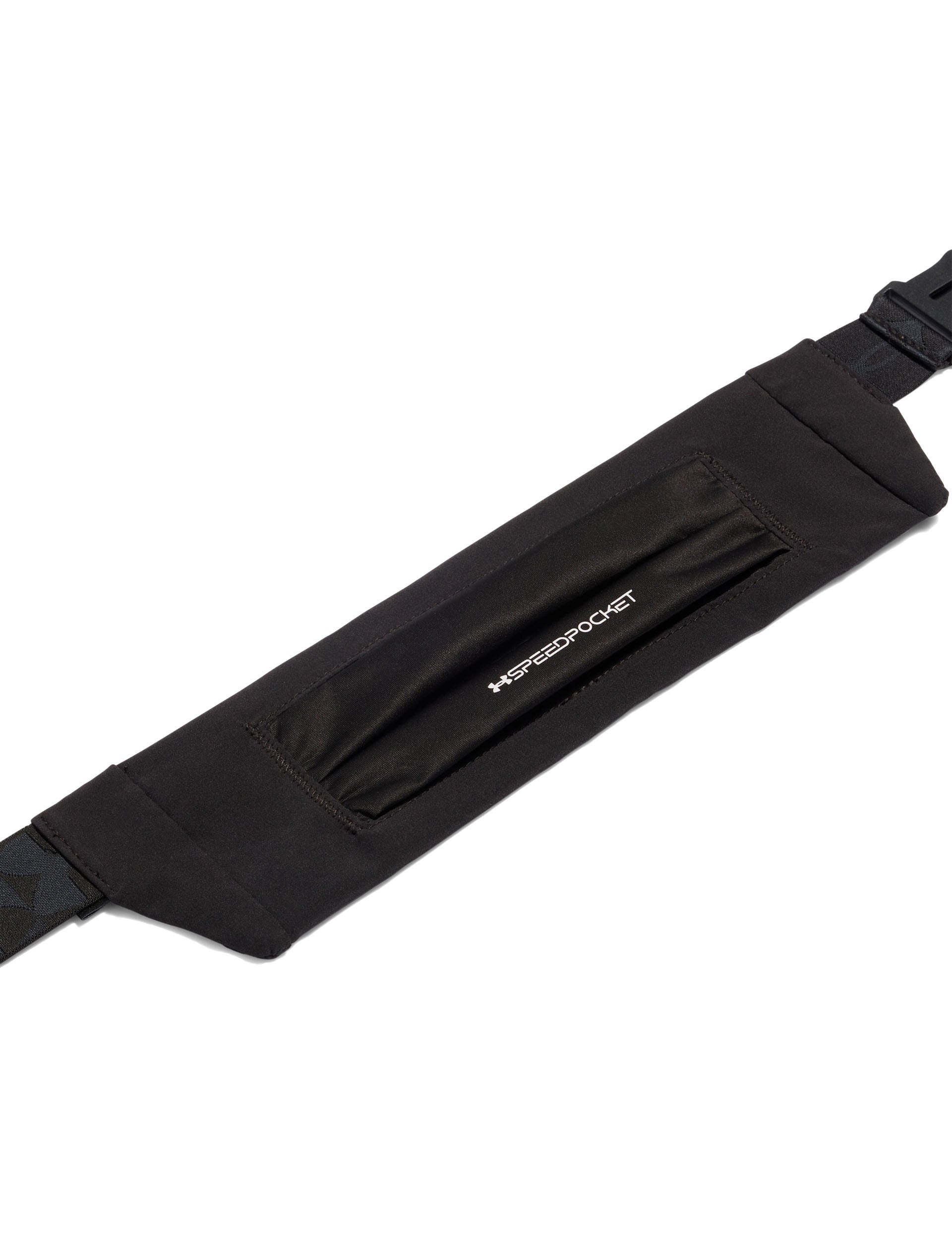 Velociti Run Belt - Lightweight & Adjustable Running Waist Pack for Men & Women - Black/Castlerock - Perfect for Jogging, Hiking, Travel & Gym Workouts