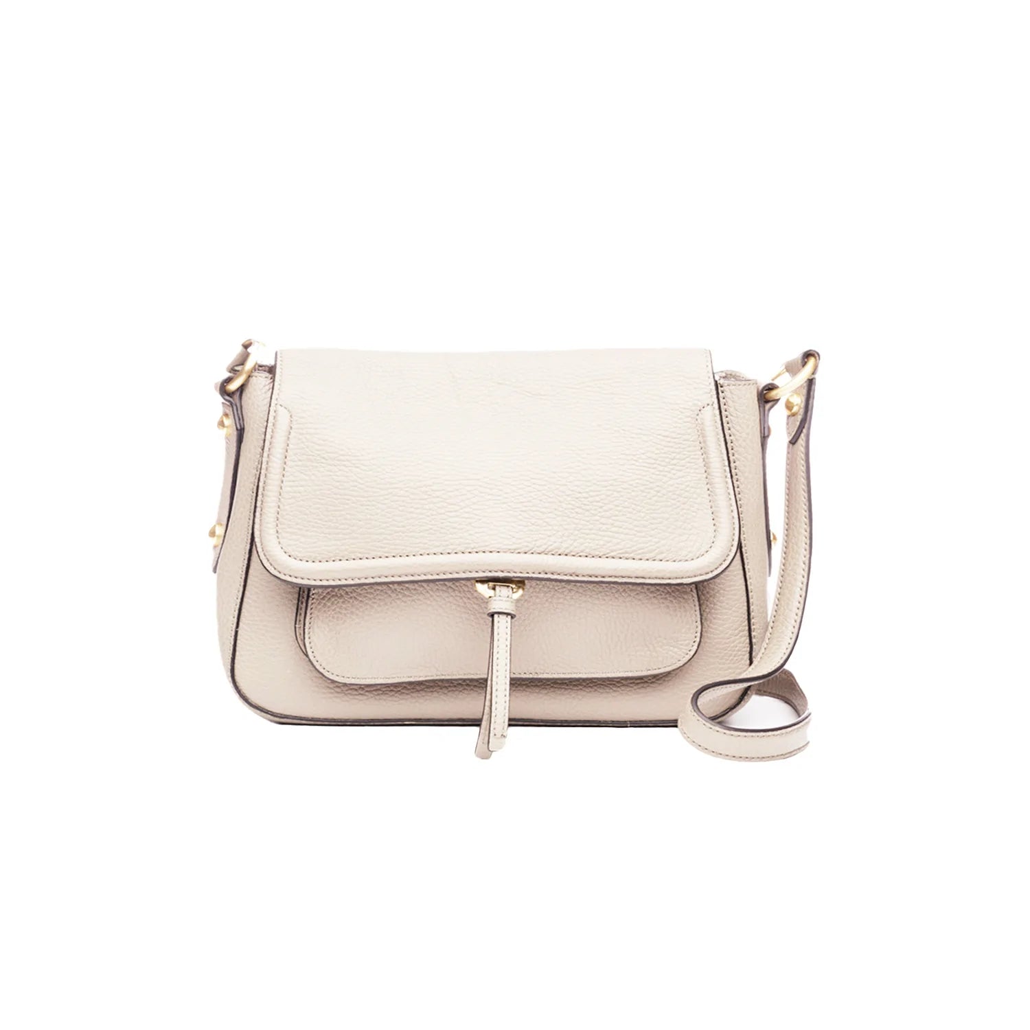 Annabel Ingall Tara Satchel in Chalk - Stylish Leather Crossbody Bag for Women | Perfect for Work, Travel & Everyday Use