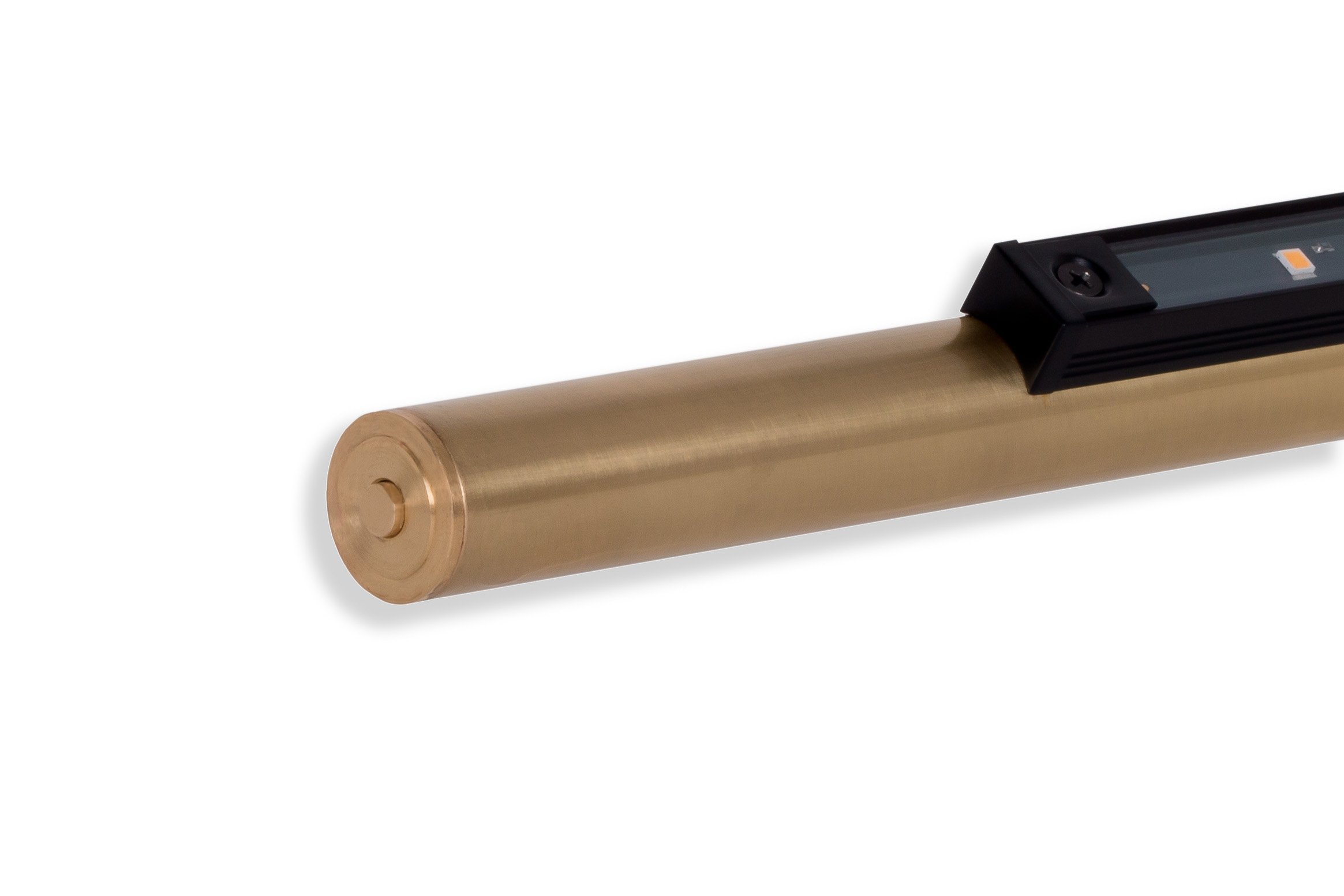 Wireless Rechargeable LED Art Light - Touch Control, 3000K Warm White, Brushed Brass Finish | Made in USA | Perfect for Wall Art, Paintings, Sculptures & Home Decor Accent Lighting