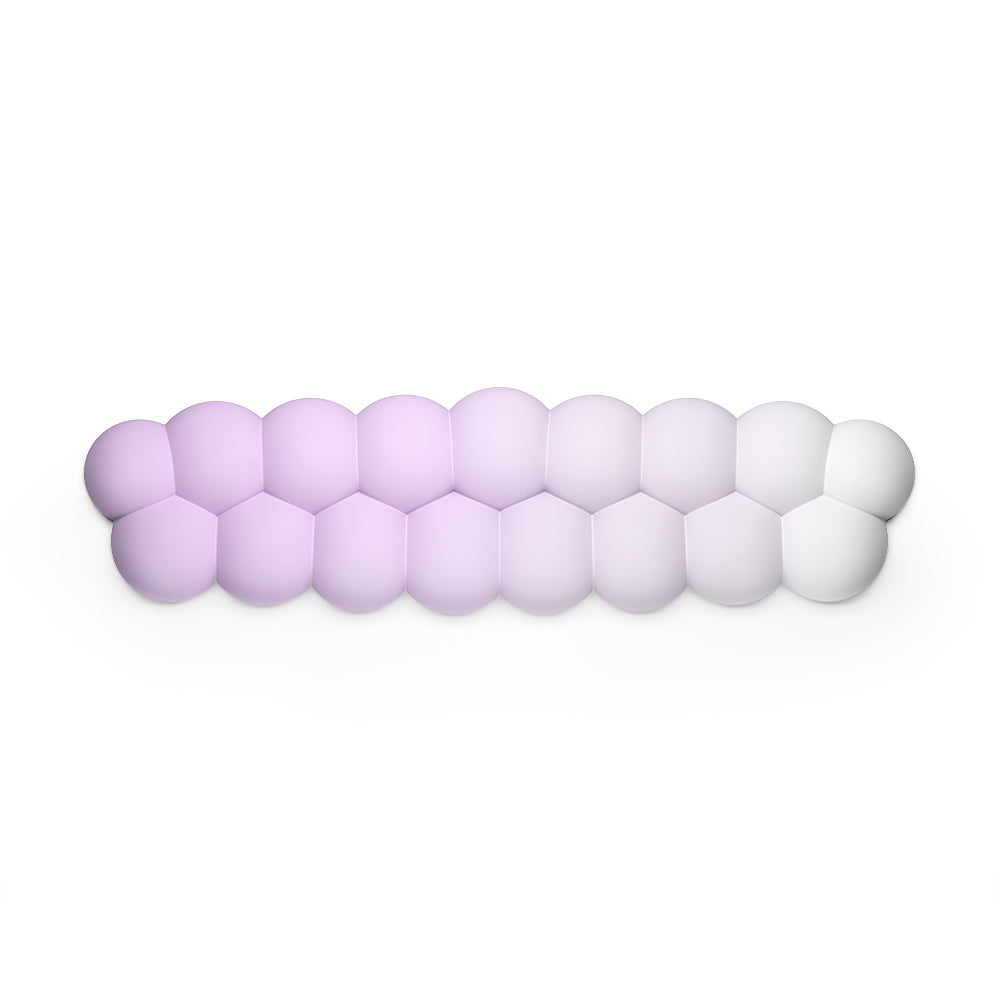 PIWIJOY Puff Taro Purple Milk Silk Wrist Rest - Ergonomic Keyboard Wrist Support for Office & Gaming Comfort (Soft & Breathable) - Perfect for Typing, Coding, and Long Computer Sessions