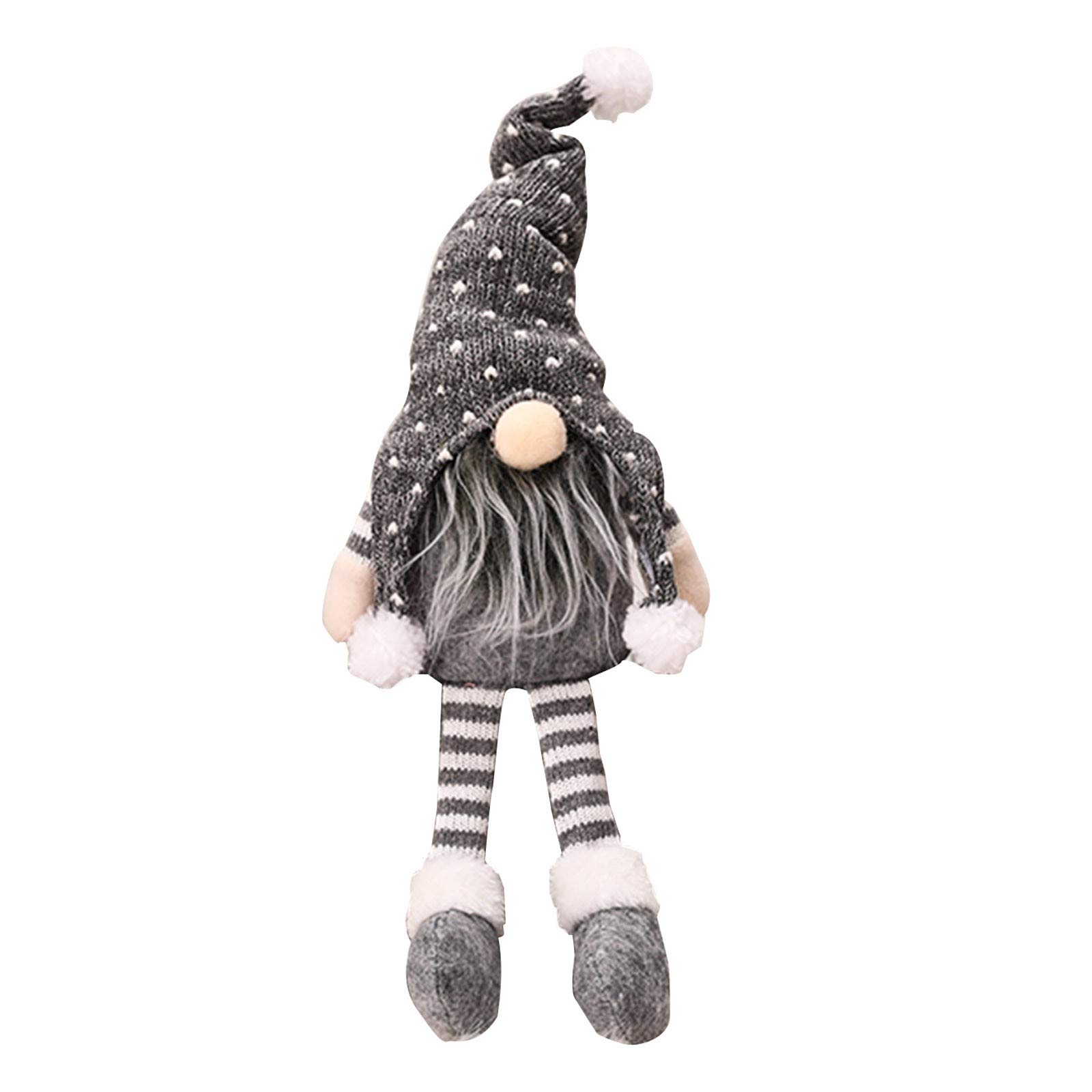 Handmade Santa Cloth Doll - Christmas Holiday Decoration & Birthday Gift for Home, Plastic Butter Ornament - Perfect for Tree Decor, Party Favors & Festive Home Decor