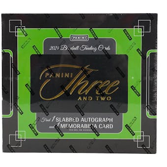 2024 Panini Three and Two Baseball Hobby Box - 24 Packs with Exclusive Cards - Perfect for Collectors & Fantasy Baseball Fans - Great for Trading, Gifting, and Display