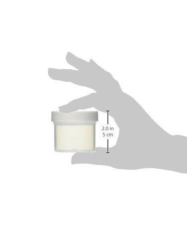 2 oz Natural Polypropylene Jar with 53-400 White PP Unlined Cap (Pack of 546) - Durable Storage for Spices, Crafts & Lab Samples | BPA-Free Plastic Container