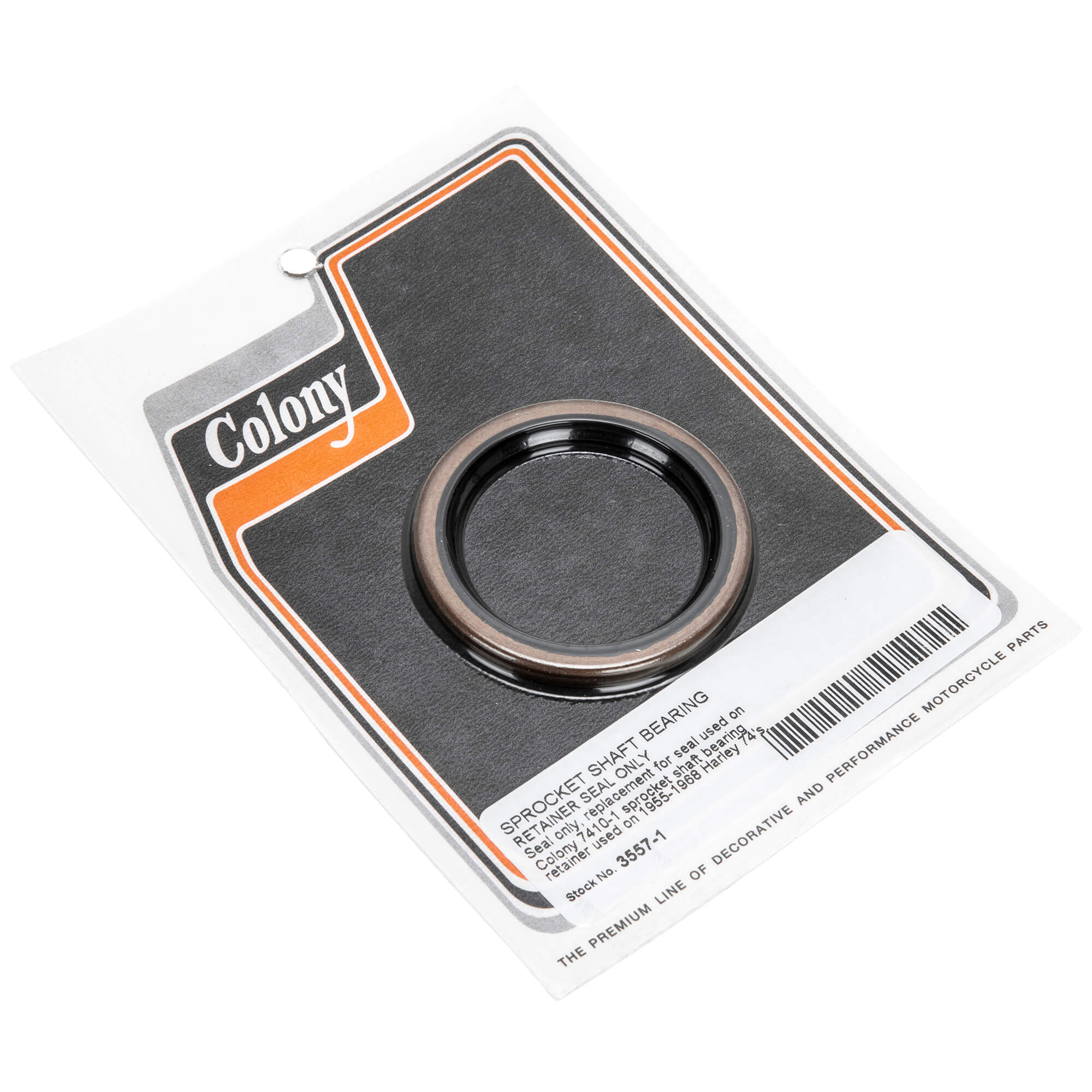 1955-1968 Harley Davidson 74 FLH Sprocket Shaft Bearing Retainer Seal Replacement Part #3557 - Compatible with Classic Motorcycle Restoration & Repair Projects