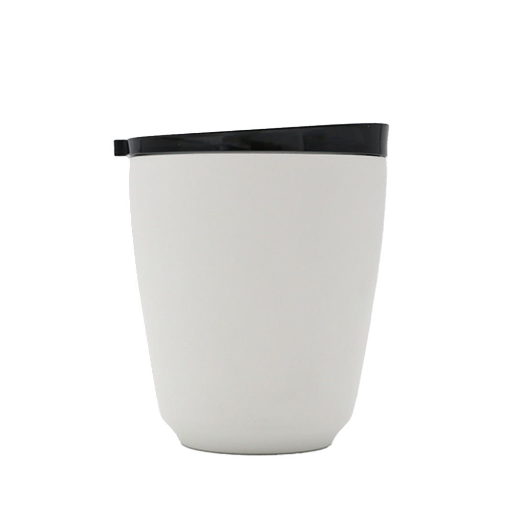 Huskee 8oz Stainless Steel Reusable Coffee Cup - Perfect for Travel, Camping & Eco-Friendly Lifestyles