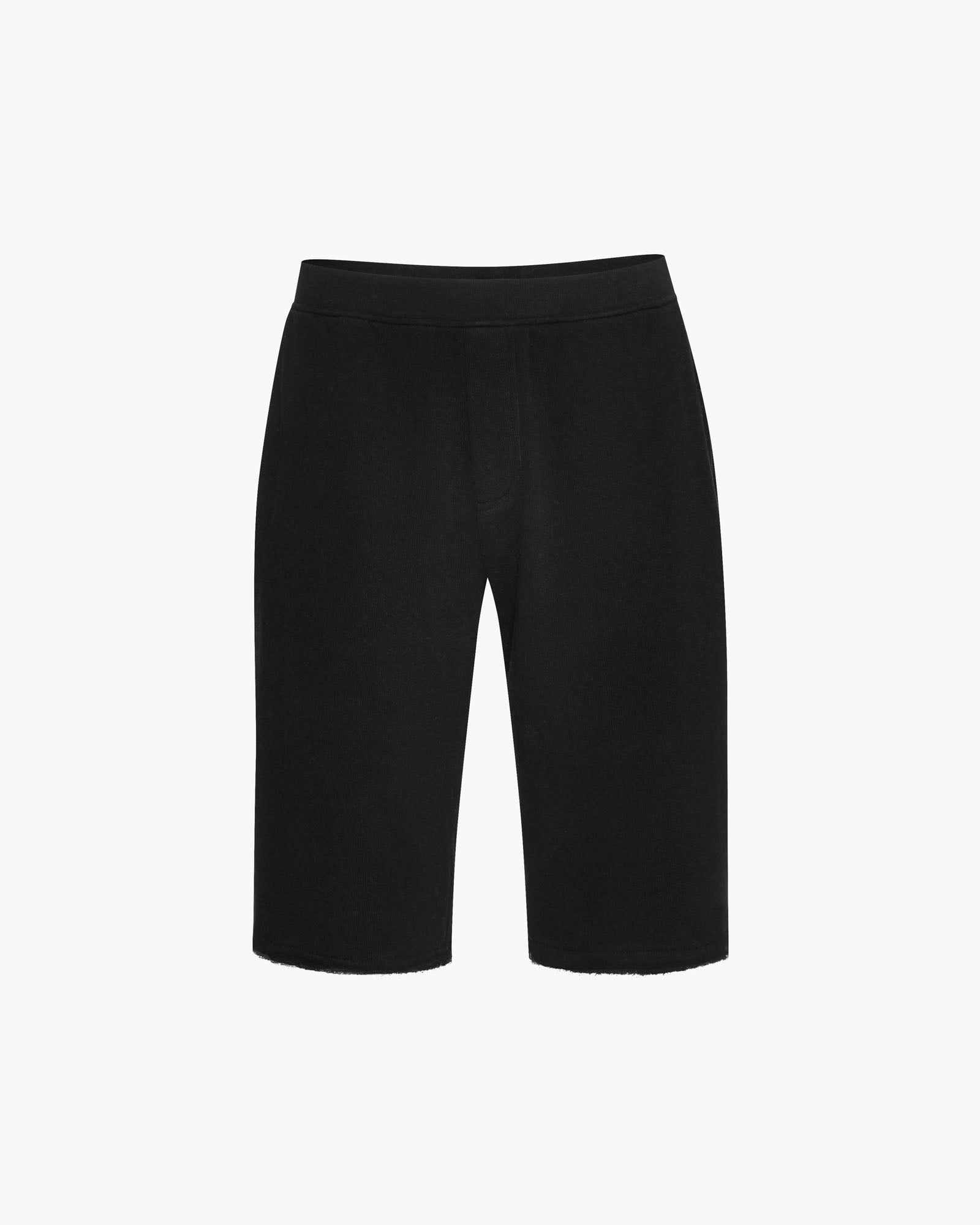French Terry Pull On Shorts for Women - Soft & Comfortable Black Lounge Shorts - Perfect for Yoga, Running, and Home Wear