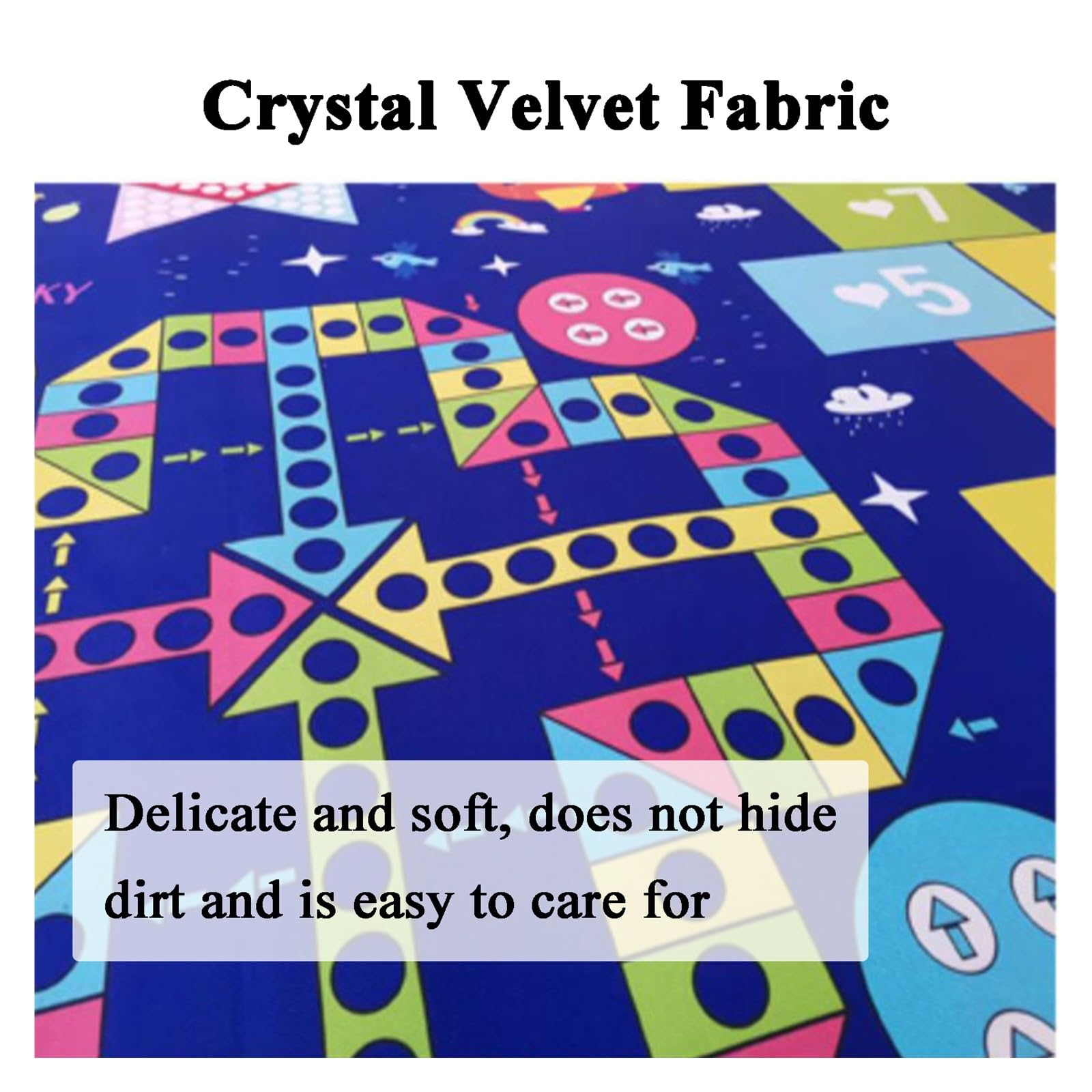 Non-Slip Kids Play Mat - 160x230cm Soft Nursery Rug for Bedroom, Classroom & Playroom | Educational Exercise Mat for Toddlers & Children | Perfect for Learning, Playing & Decorating
