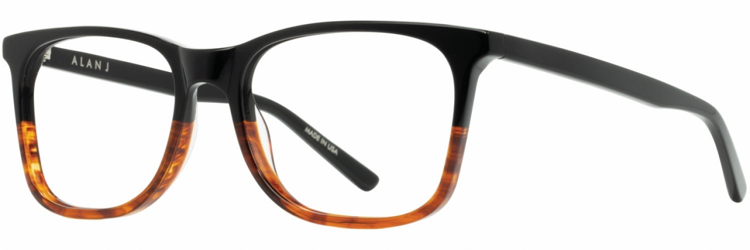 Alan J AJ118 Stylish Eyeglasses for Men & Women - Lightweight & Durable Frame - Perfect for Reading, Work & Everyday Use