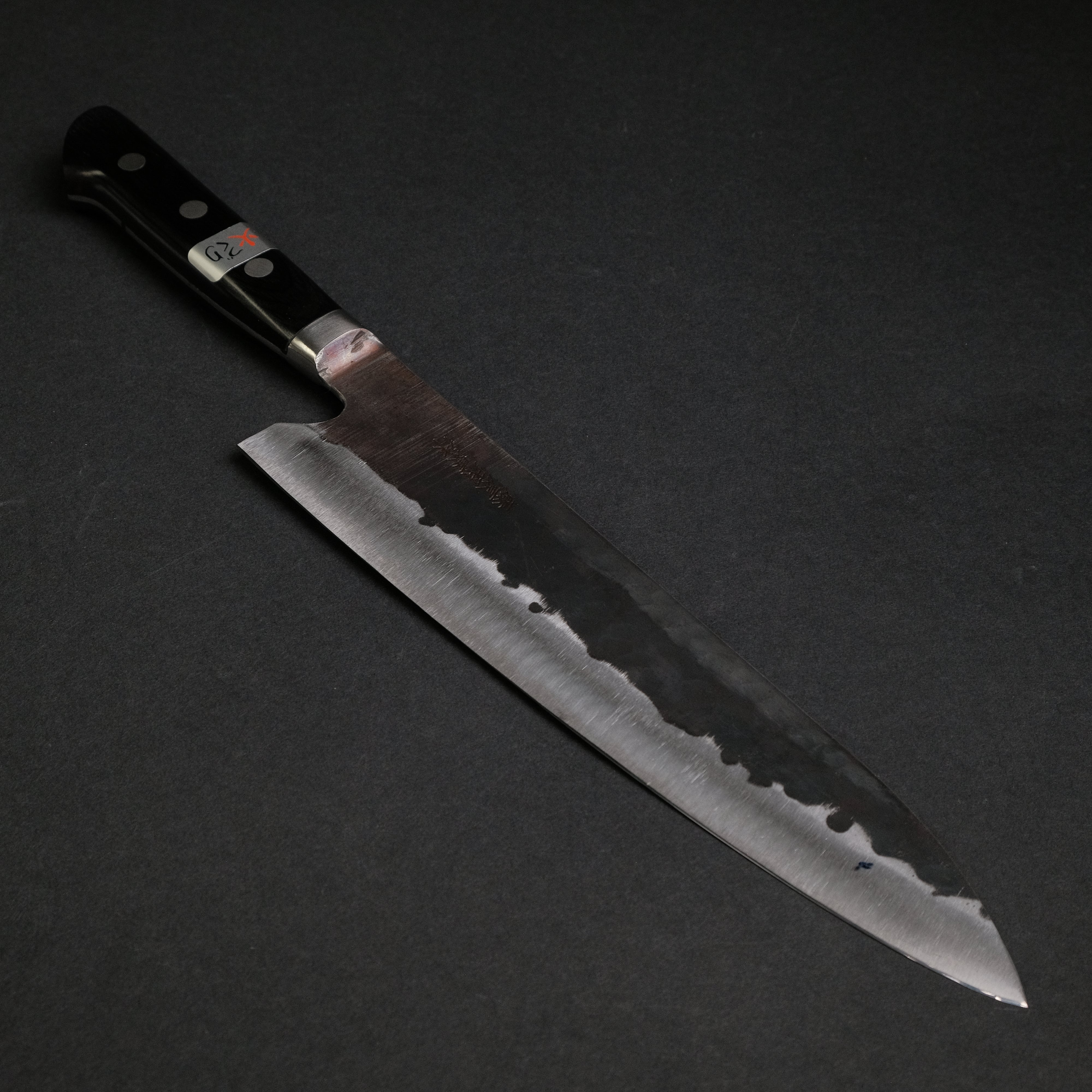 Premium Teruyasu Fujiwara Denka Gyuto 240mm Japanese Chef Knife - Pakka Wood Handle - High Carbon Steel Blade for Professional Chefs & Home Cooking - Perfect for Slicing, Dicing & Meat Cutting