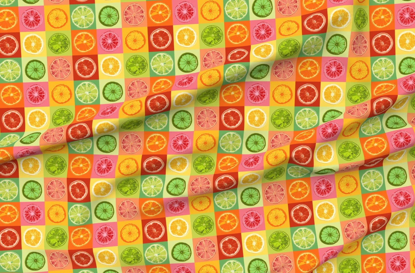 Pop Art Citrus Lemon Printed Minky Fabric by The Yard - Soft Summer Fruit Pattern for Sewing Baby Blankets, Quilt Backing & Plush Toys - Perfect for DIY Nursery Decor, Kids Room Projects & Cozy Home Crafts