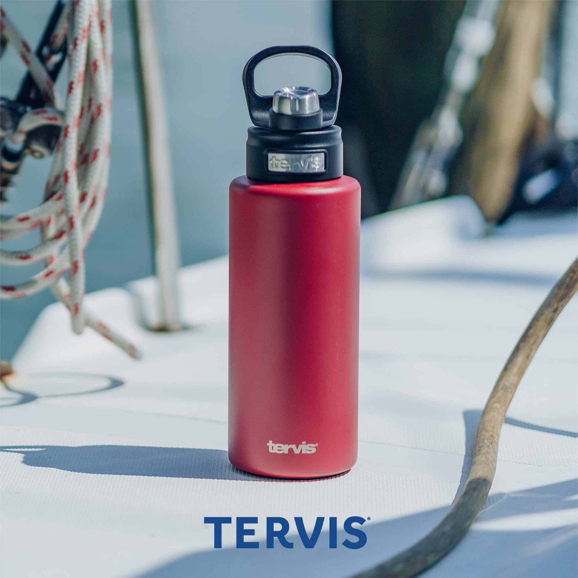 Tervis Leopard Print Insulated Water Bottle - 16oz BPA-Free Double Wall Tumbler with Lid & Straw - Perfect for Gym, Office, Travel & Outdoor Activities