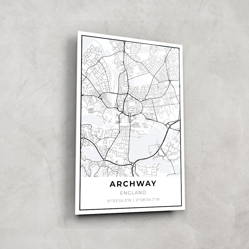 Archway Map Glass Wall Art - Vintage World Map Decor for Home & Office - Perfect for Living Room, Bedroom, or Office Decor
