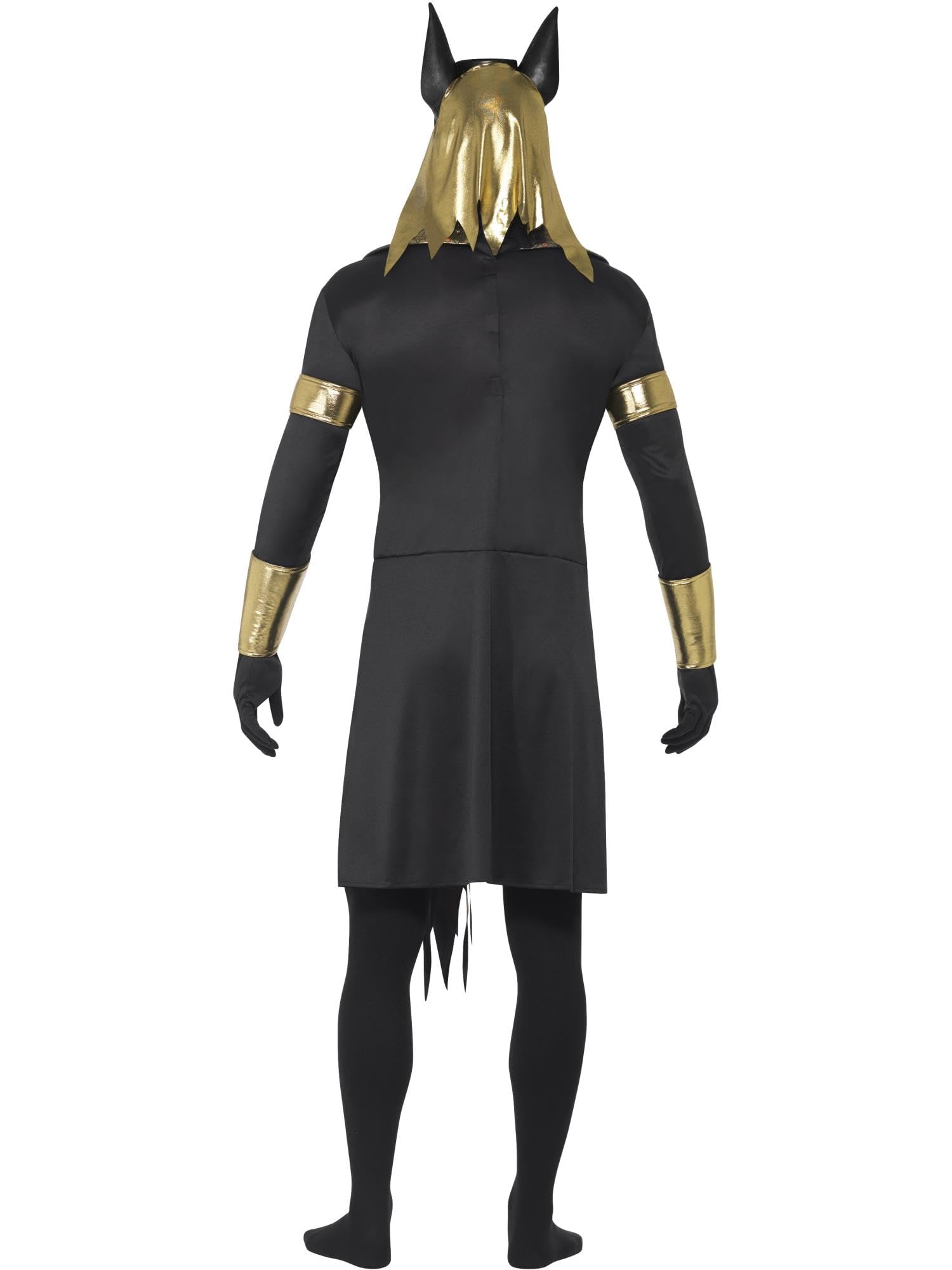 Smiffys Men's Anubis the Jackal Costume - Egyptian God Halloween Outfit for Cosplay & Theme Parties
