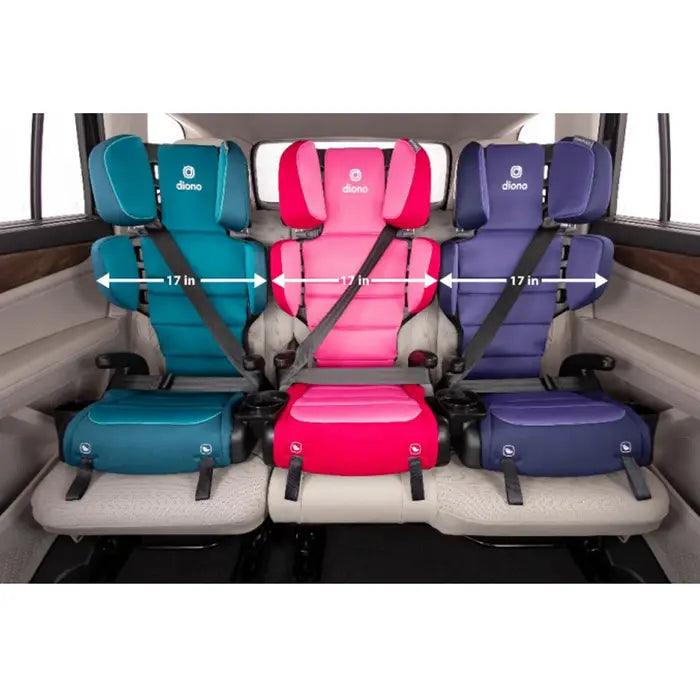 Connect3® RXT 2-in-1 High Back Booster Car Seat for Kids - Convertible Toddler to Big Kid Car Seat with Safety Harness | Perfect for Travel & School Drop-offs