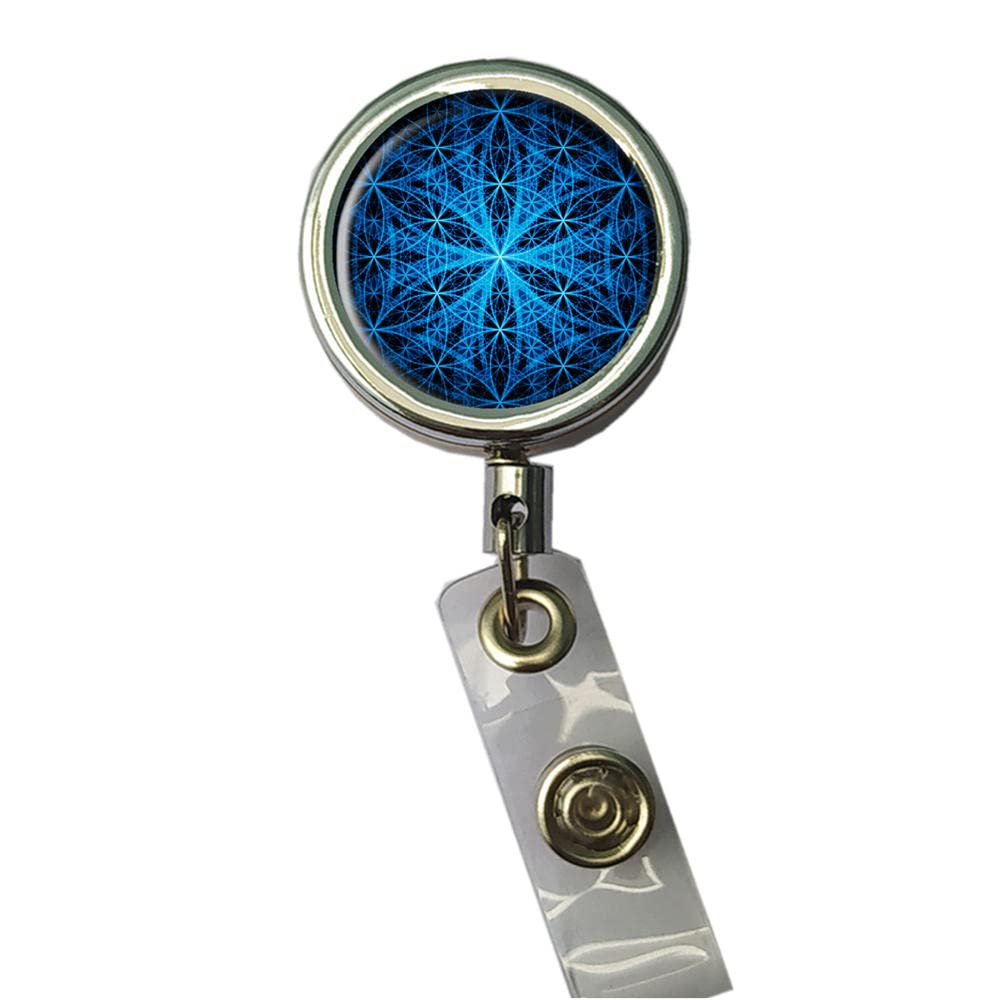 BlackKey Personalized Retractable ID Badge Holder with Lanyard & Belt Clip - 13 Inch - Custom Name ID Card Reel for Work, Security, and Events