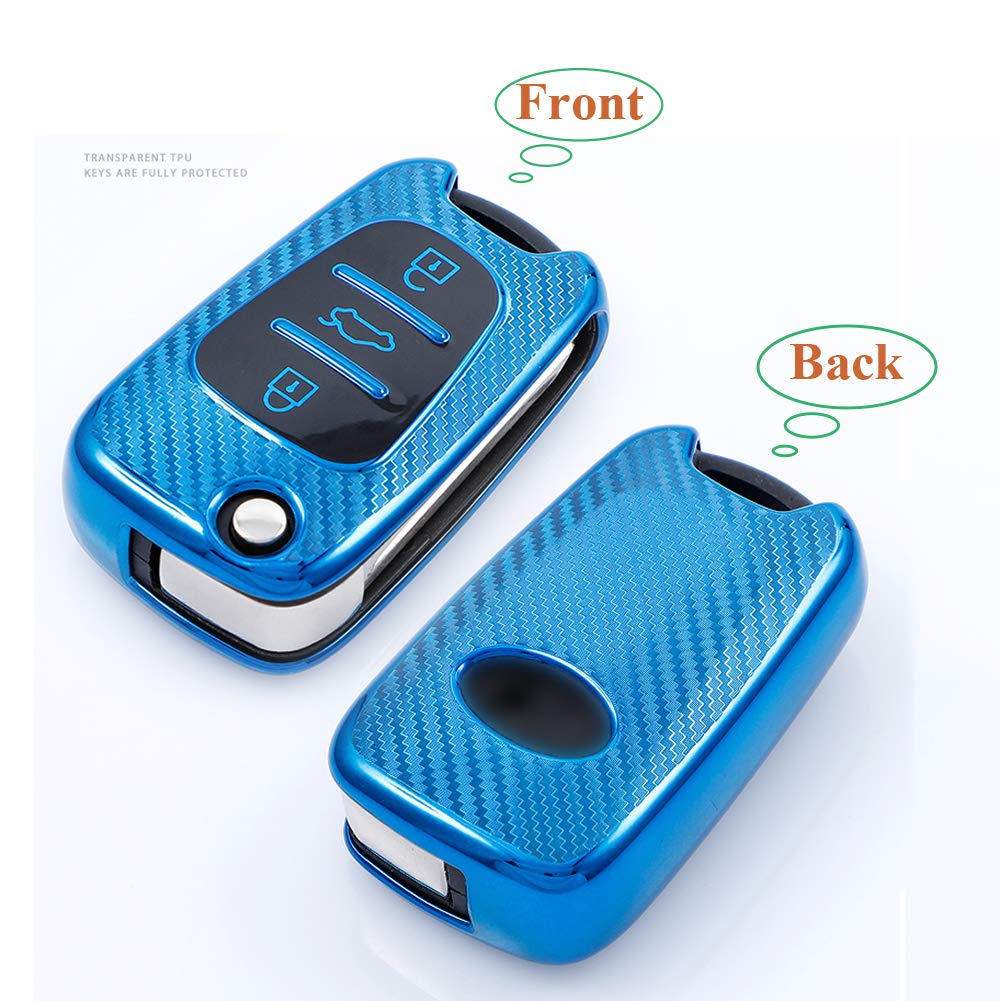 Smart Key Fob Protector Case for Hyundai - Waterproof & Shockproof Keyless Entry Remote Cover | Perfect for Tucson, Santa Fe, Elantra, Sonata | Protect Your Car Key from Damage & Loss