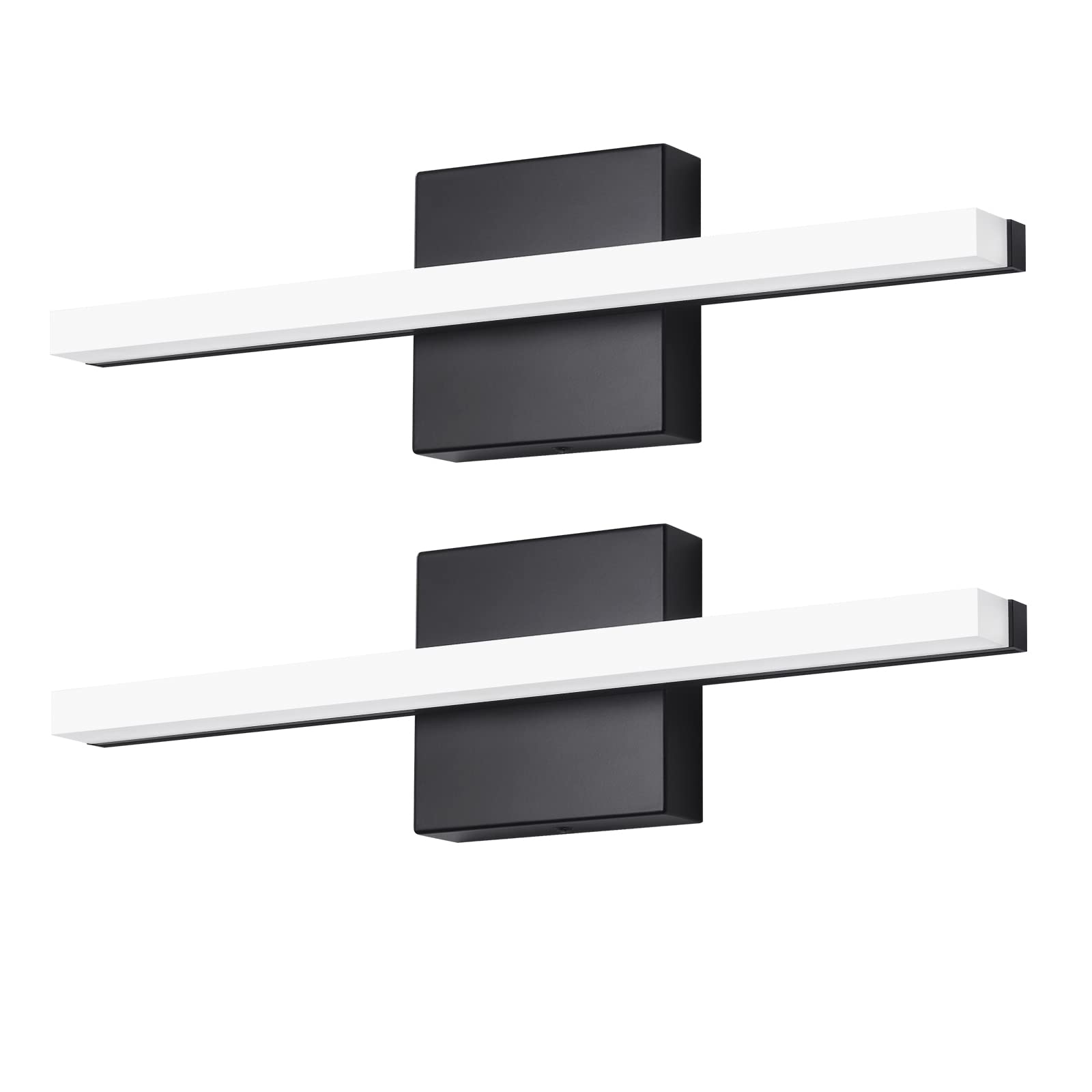 KINYOTA 16IN 9W LED Bathroom Vanity Lights (2 Pack) - Dimmable Mirror Lighting for Modern Bathrooms