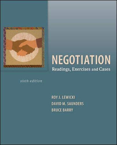 Negotiation Skills Book: Essential Readings, Exercises, and Case Studies for Business Professionals - Perfect for MBA Students, Corporate Trainings & Self-Improvement