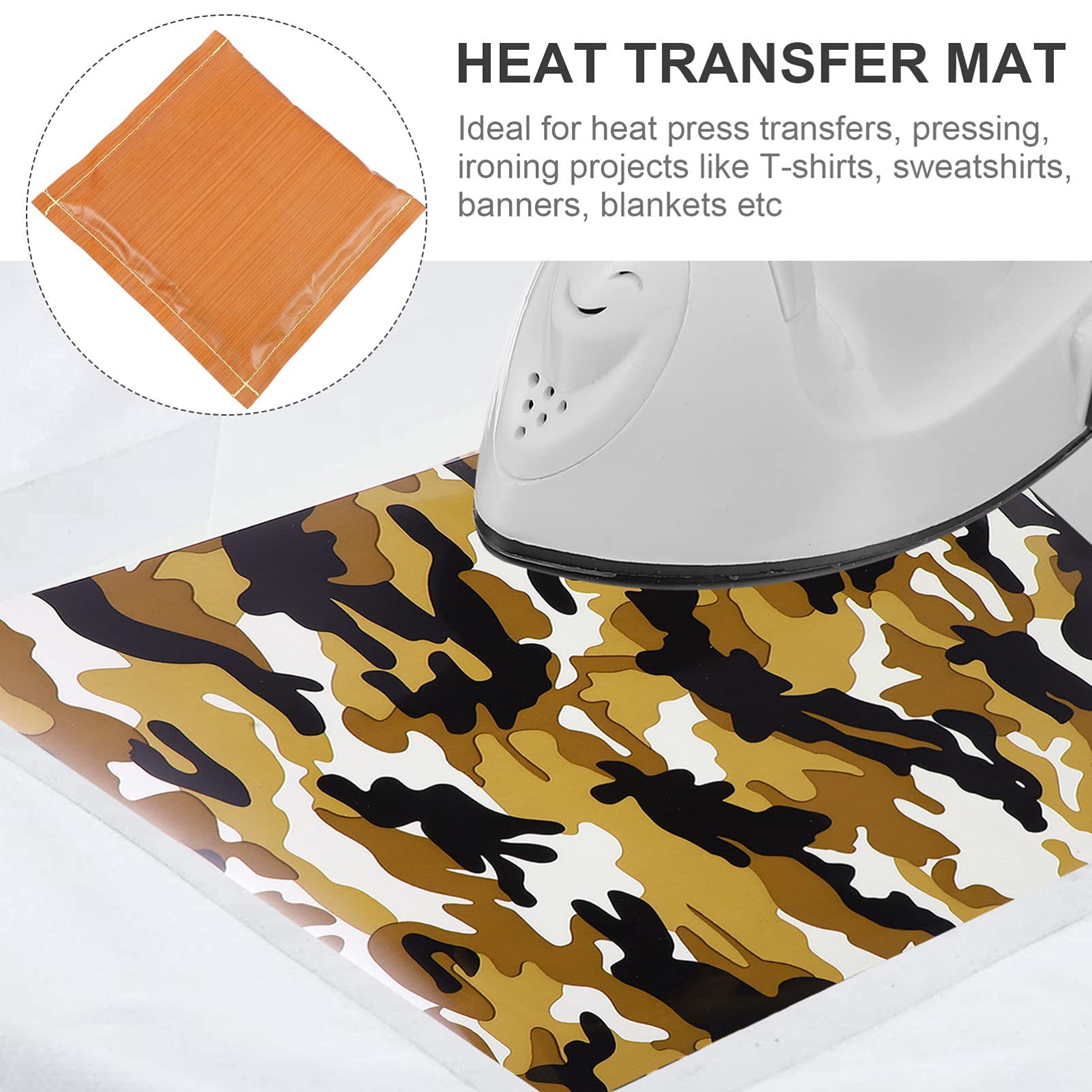 EXCEART Sublimation Heat Transfer Pad - Reusable Hot Pressing Foam Lining for T-Shirts, Mugs & DIY Crafts - Perfect for T-Shirt Printing, Tumblers & Sublimation Projects