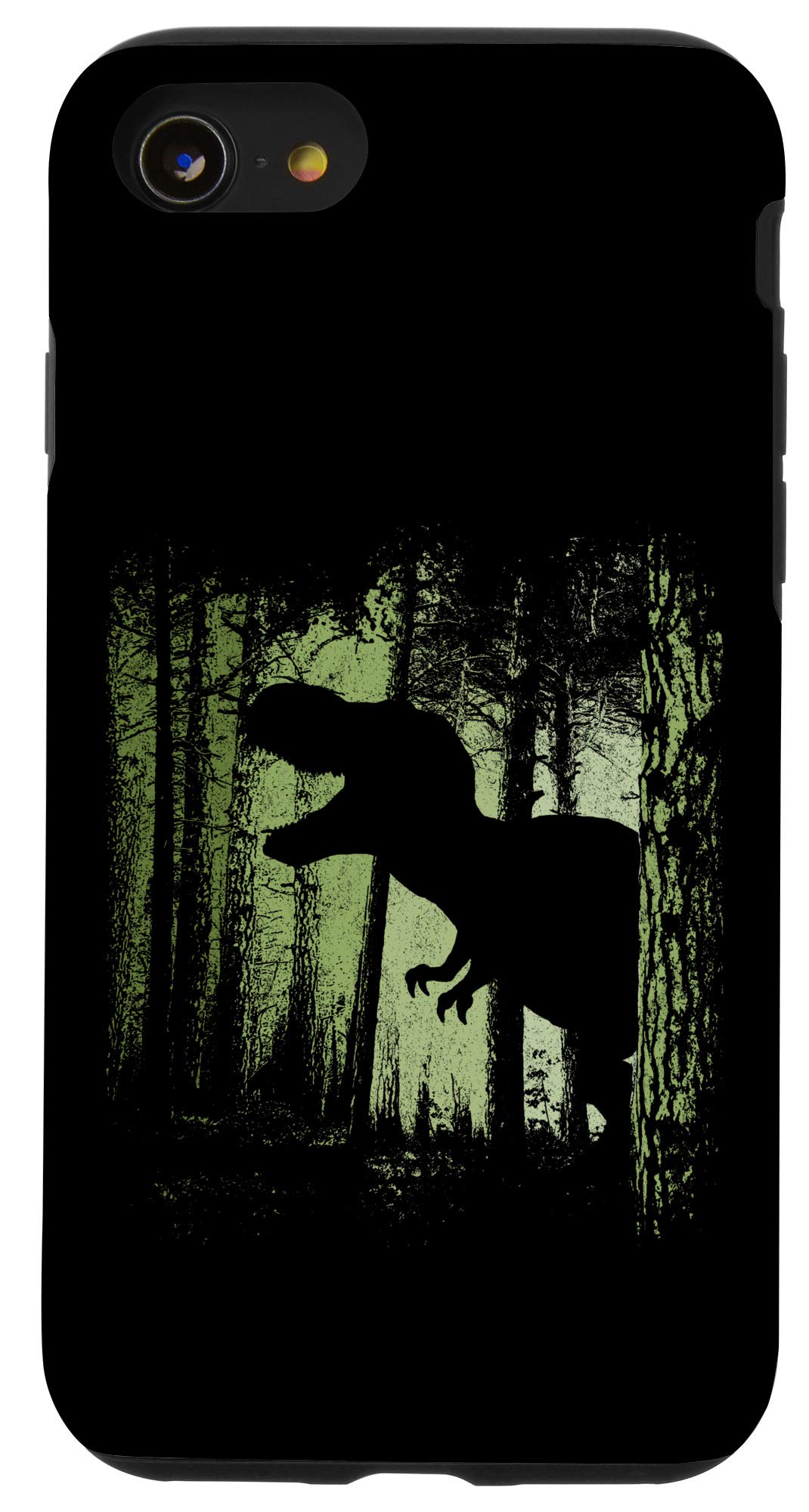 iPhone SE (2020)/7/8 T-Rex Shadow Case - Durable Tyrannosaurus Silhouette Phone Cover for Outdoor Adventures & Nature Lovers