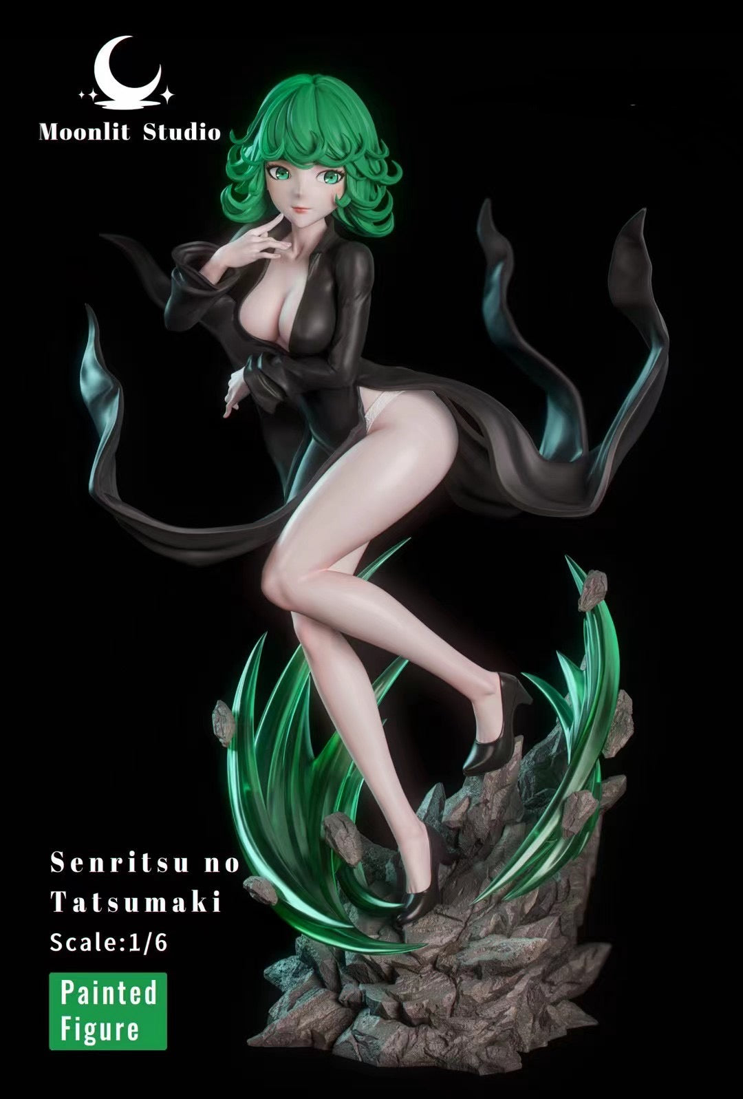 Moonlit Studio Terrible Tornado Tatsumaki Anime Figure | High-Quality Collectible Statue for Anime Fans & Home Decor | Perfect for Display Shelves, Gaming Rooms, and Otaku Collections