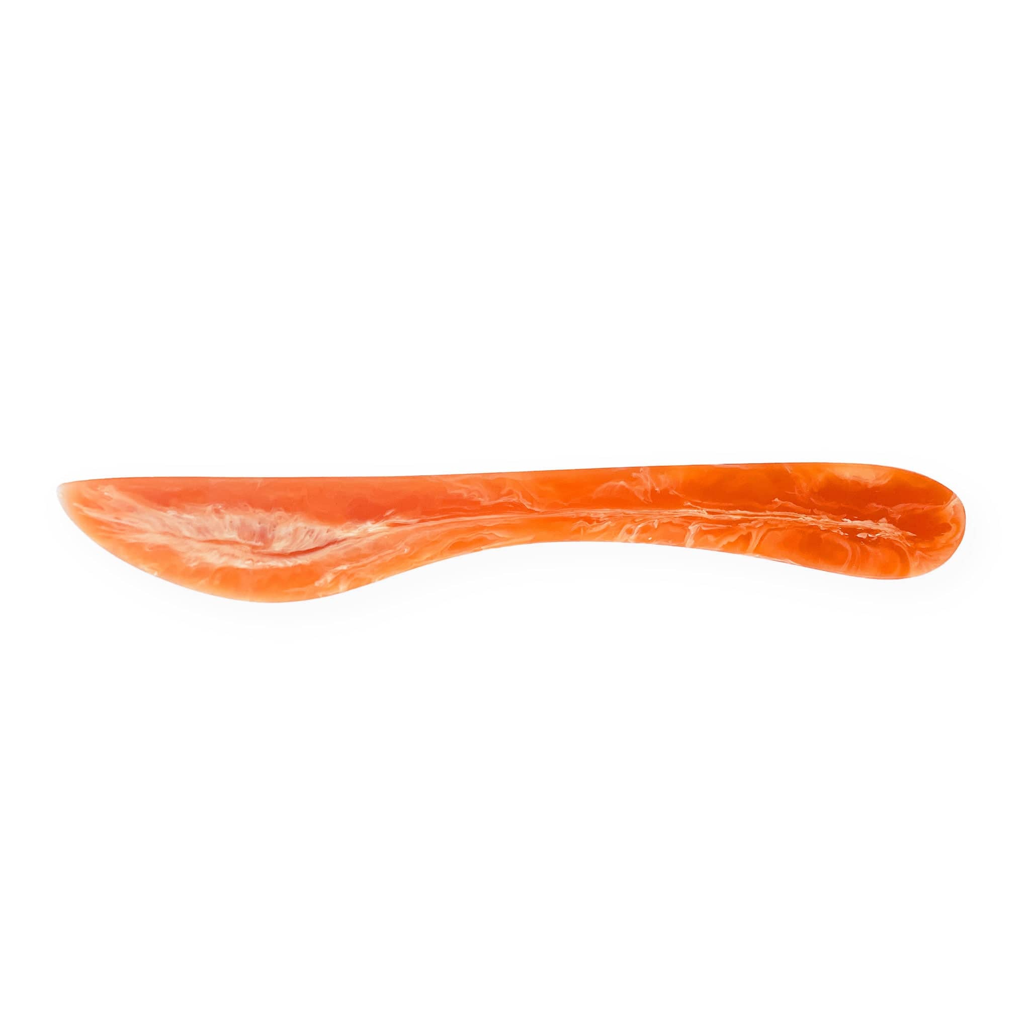 Handmade Resin Swirl Knife with Persimmon Wood Handle - Unique Kitchen Cutlery for Cooking, Camping & Gift Giving