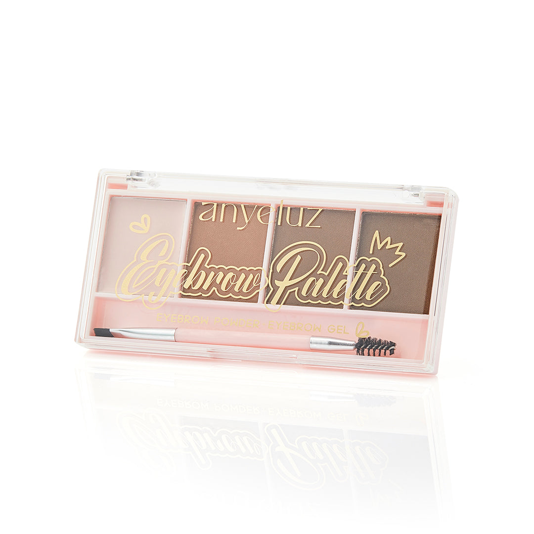 Anyeluz Eyebrow Palette - Professional Brow Kit with Waterproof Formula for Perfectly Shaped Brows | Ideal for Daily Makeup, Salon Use & Special Occasions