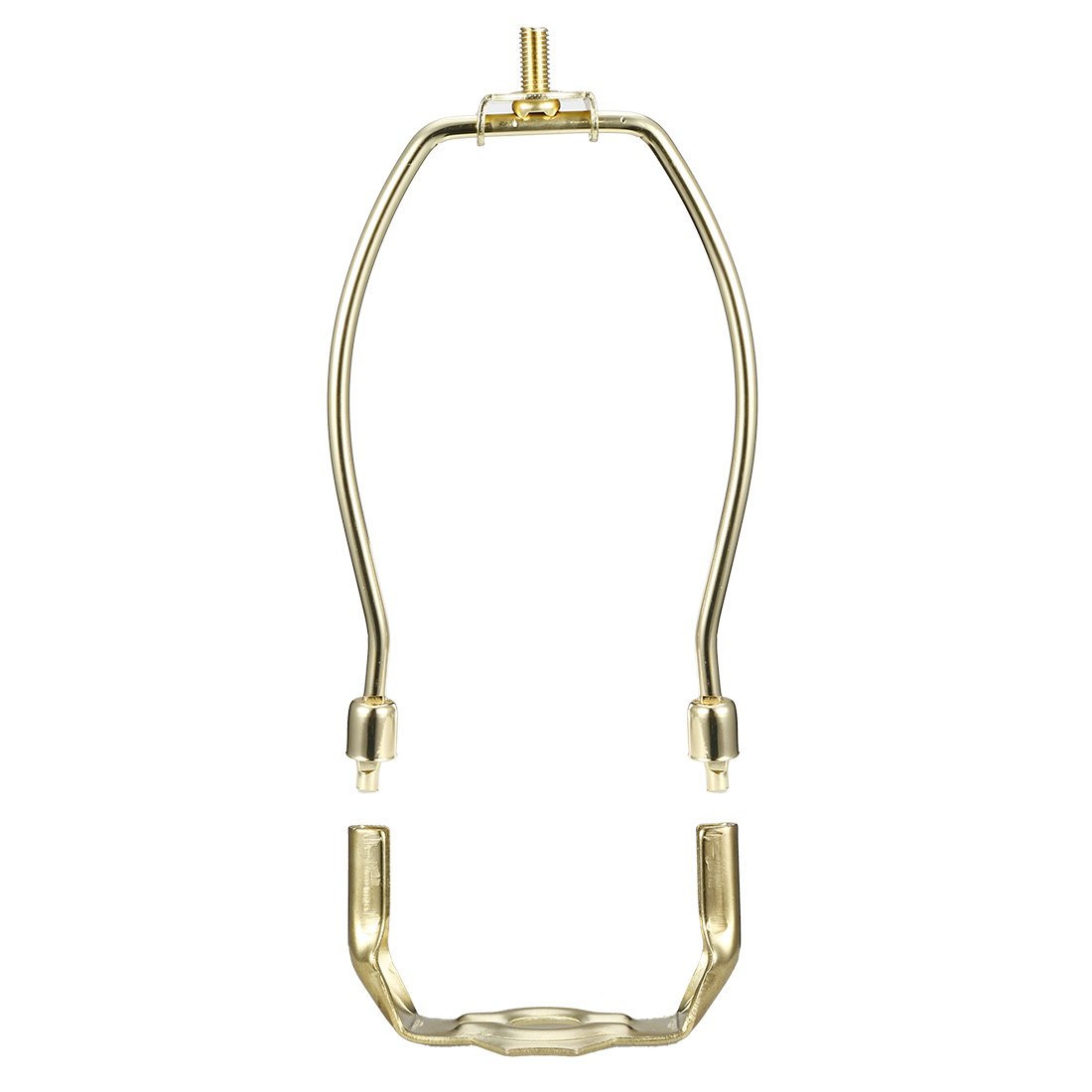 uxcell 12 Inch Brass Lamp Harp Holder for Table & Floor Lamps - Perfect for Home, Office, and Living Room Lighting Decor