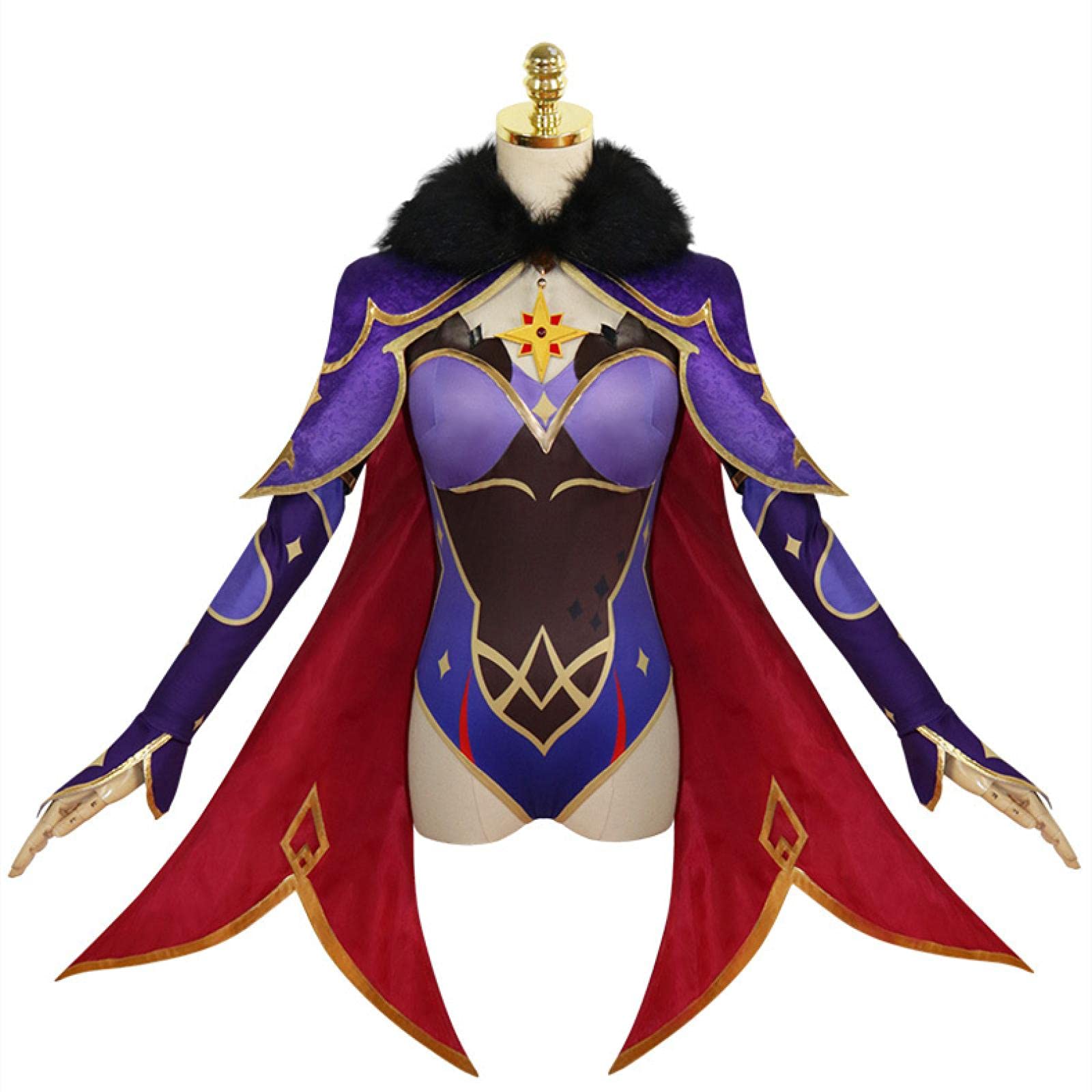 Genshin Impact Mona Cosplay Costume - Anime Halloween Party Outfit, One Piece Character Dress for Conventions & Cosplay Events